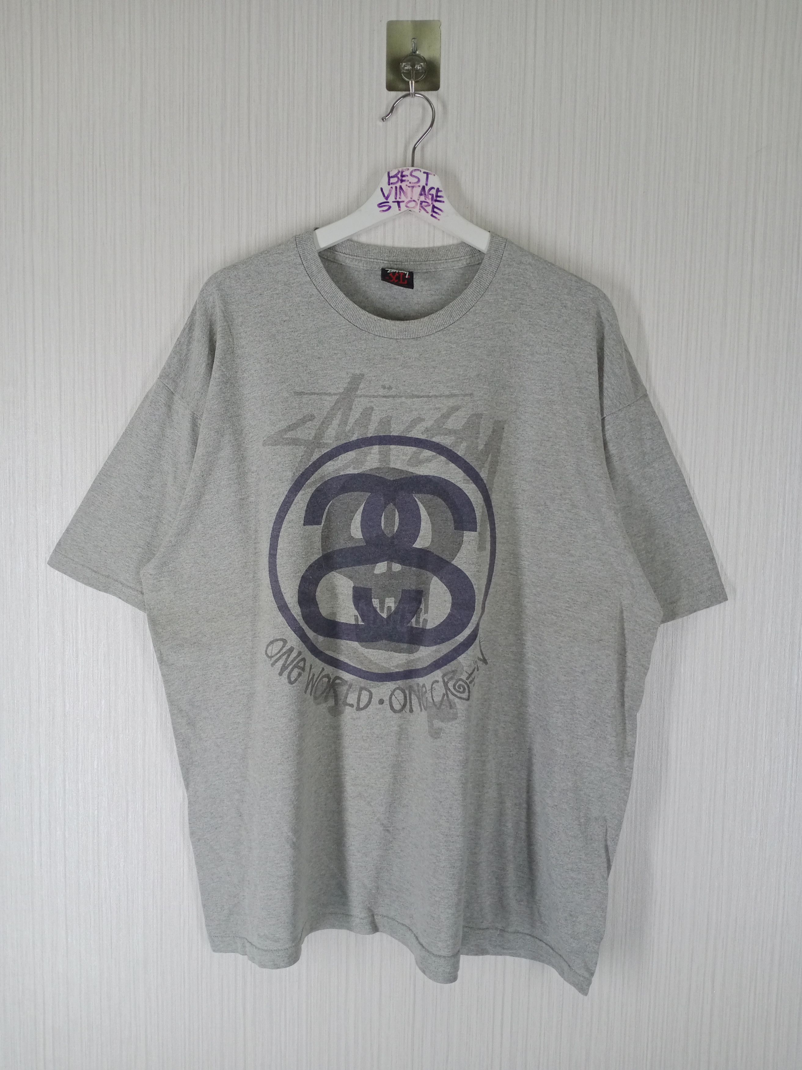 Stussy  Vintage Vintage Stussy Big Logos T-Shirt | Grailed