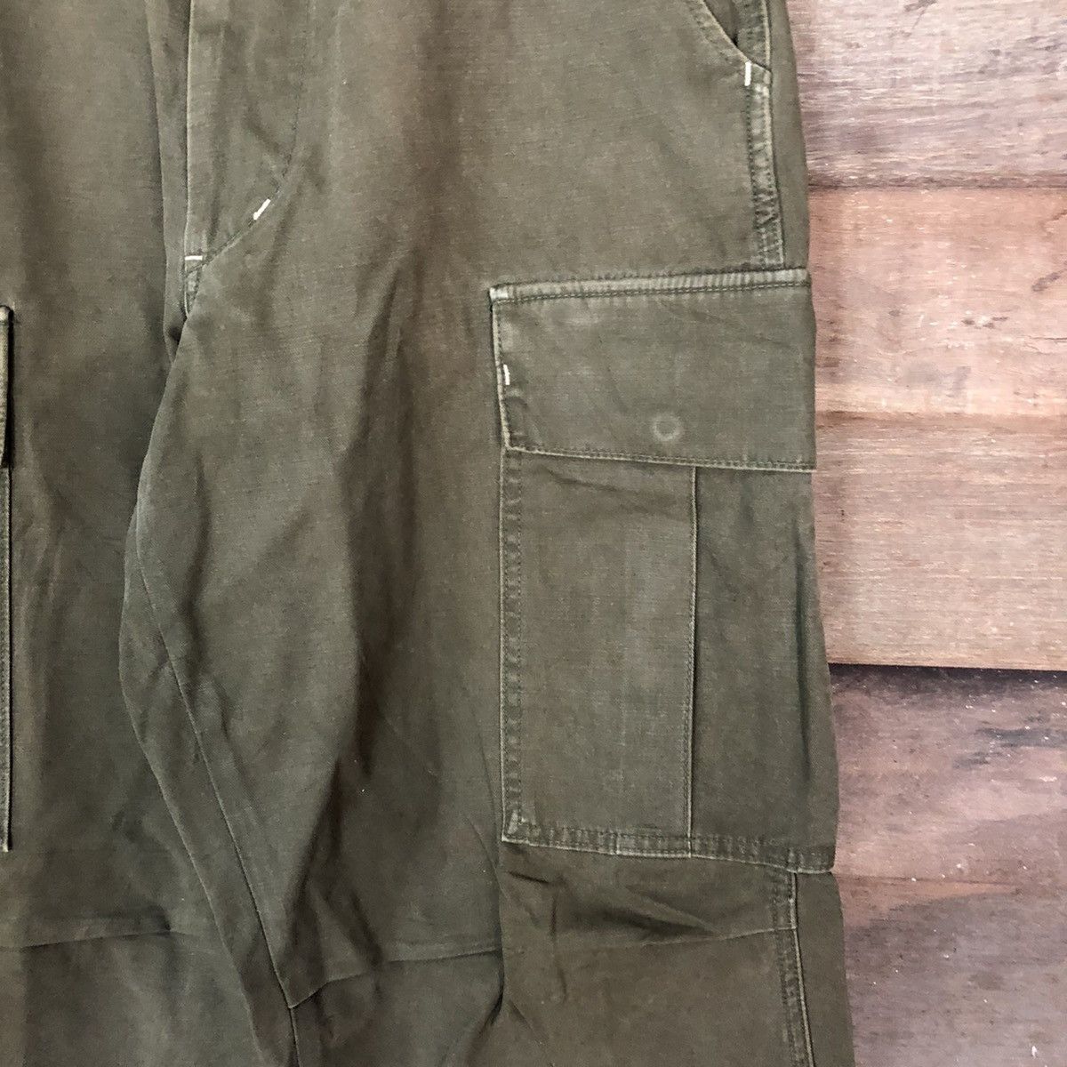 Japanese Brand DLL blue way Green Cargo tactical Multipocket Pants #1485 Size US 30 / EU 46 - 5 Thumbnail