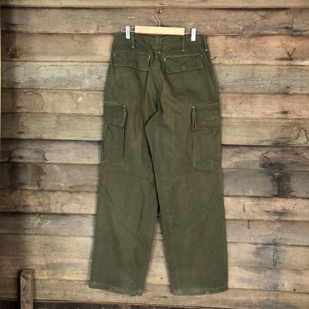 Japanese Brand DLL blue way Green Cargo tactical Multipocket Pants #1485 Size US 30 / EU 46 - 9 Thumbnail
