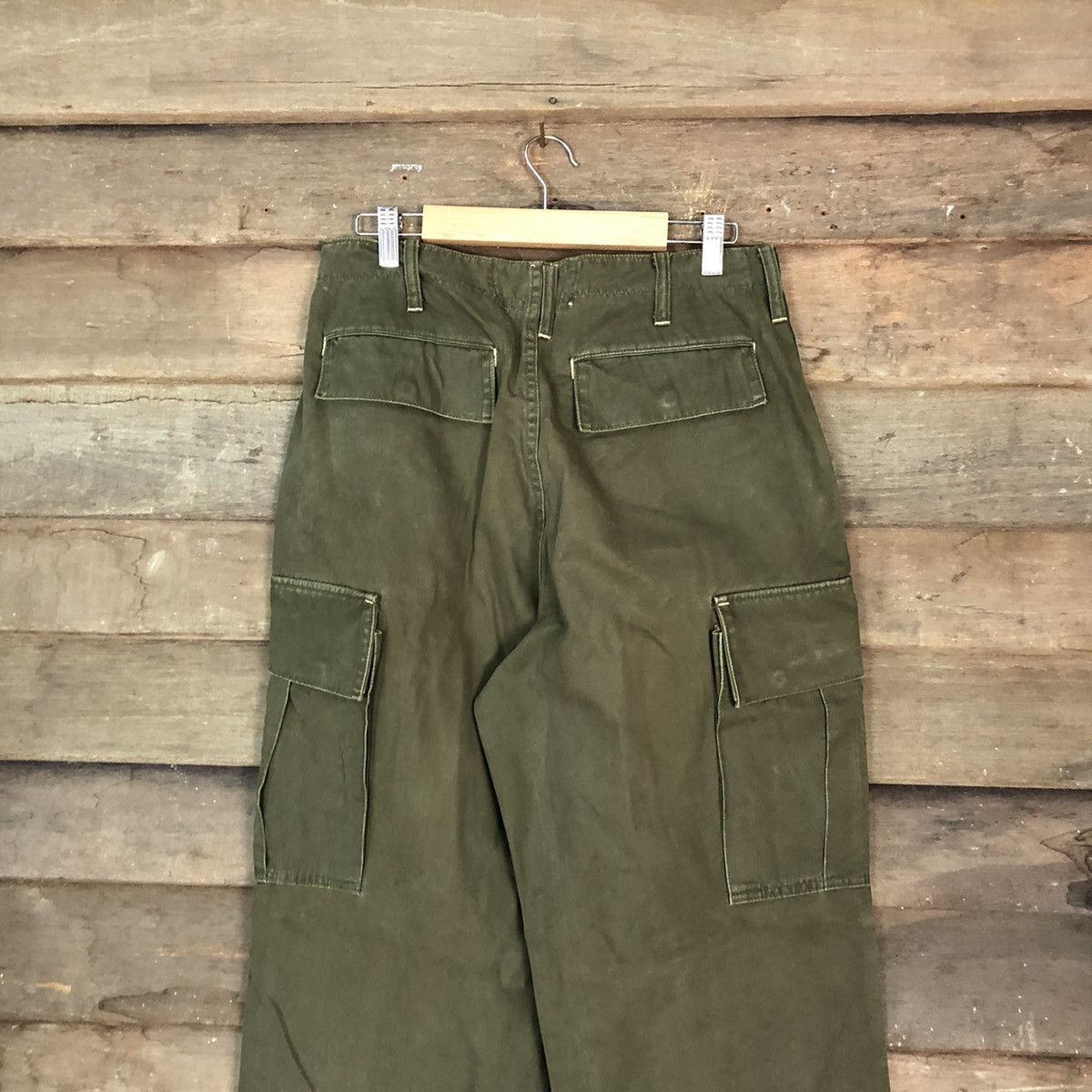 Japanese Brand DLL blue way Green Cargo tactical Multipocket Pants #1485 Size US 30 / EU 46 - 10 Thumbnail