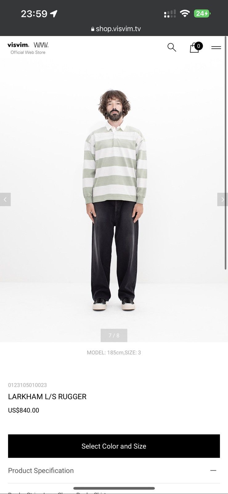 Visvim Visvim Larkham L/S Rugger | Grailed