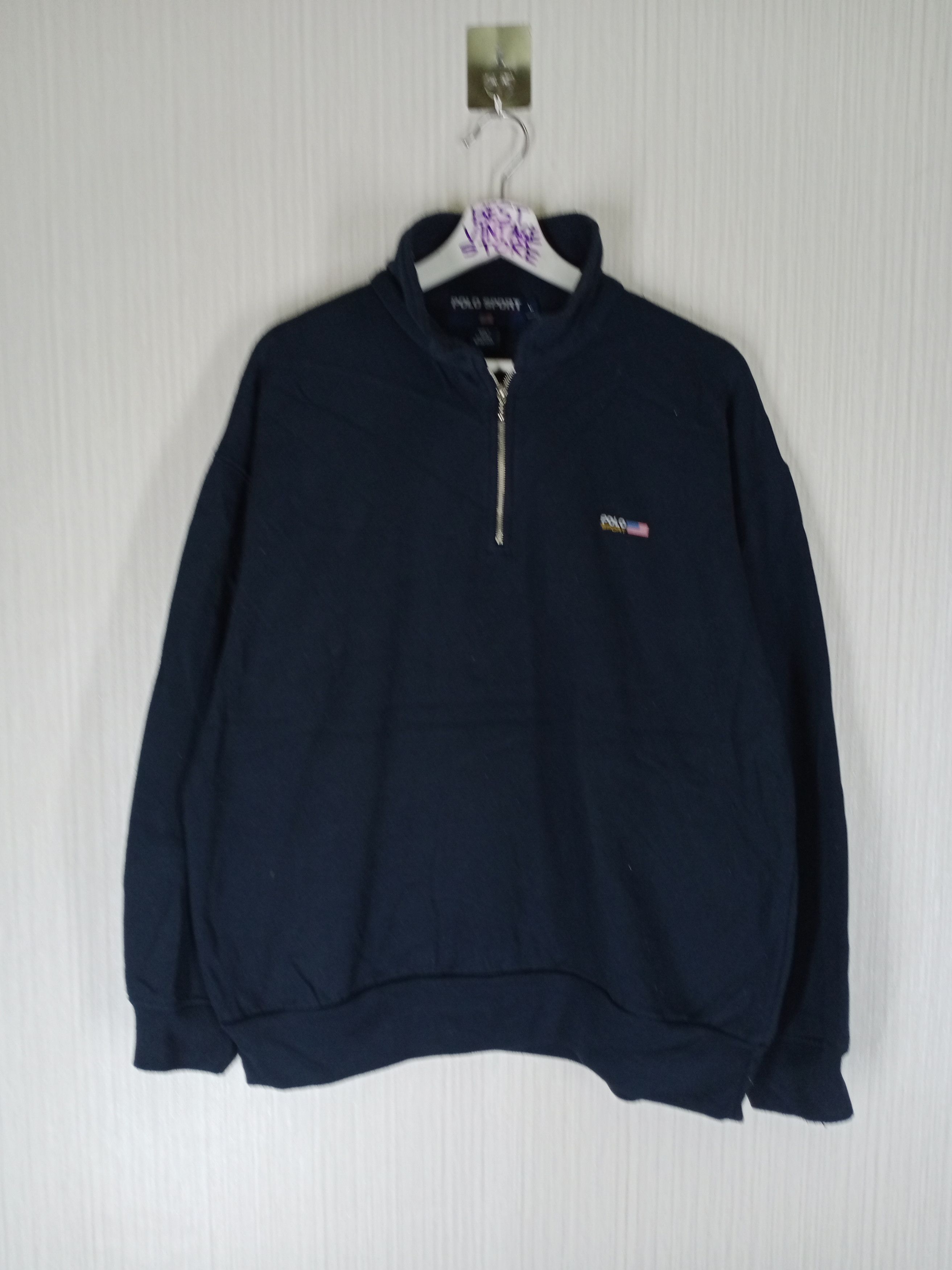Polo Ralph Lauren Vintage Polo Sport Ocean Challenge Quarter Zip Size US XL / EU 56 / 4 - 6 Thumbnail