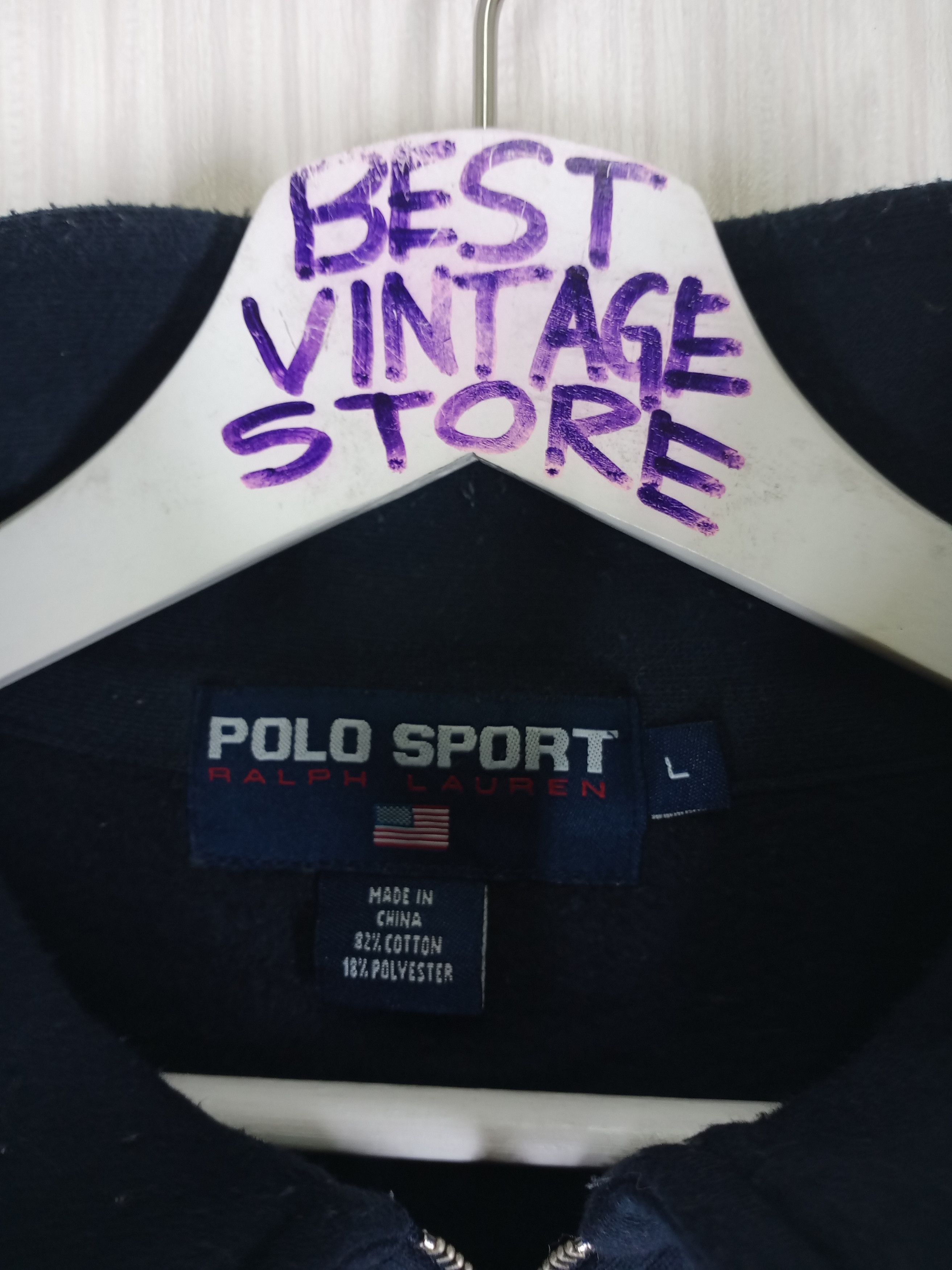Polo Ralph Lauren Vintage Polo Sport Ocean Challenge Quarter Zip Size US XL / EU 56 / 4 - 4 Thumbnail