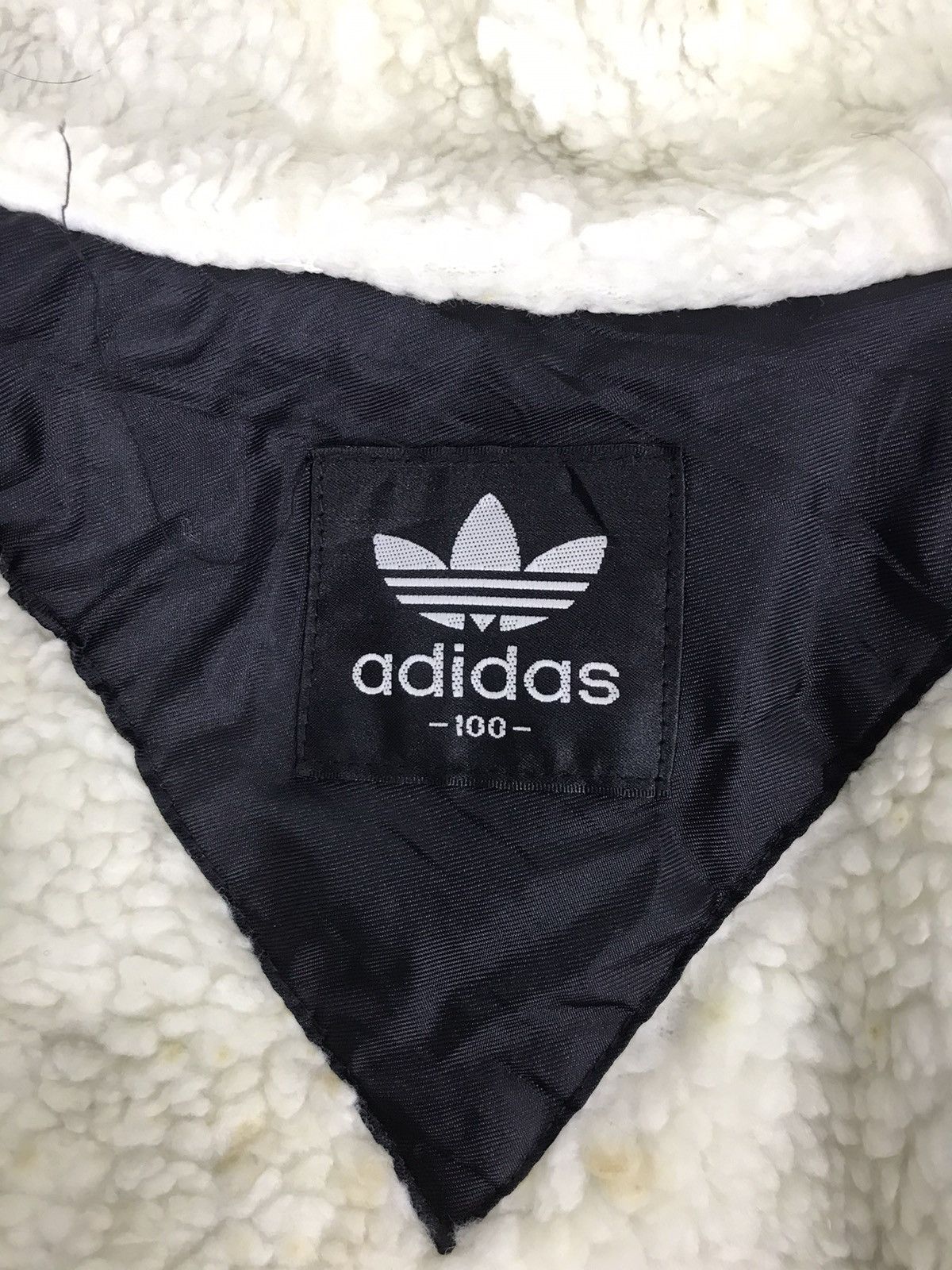 Adidas Vintage 90s Adidas Trefoil Big Logo Padded Parka Jacket Size US L / EU 52-54 / 3 - 8 Thumbnail