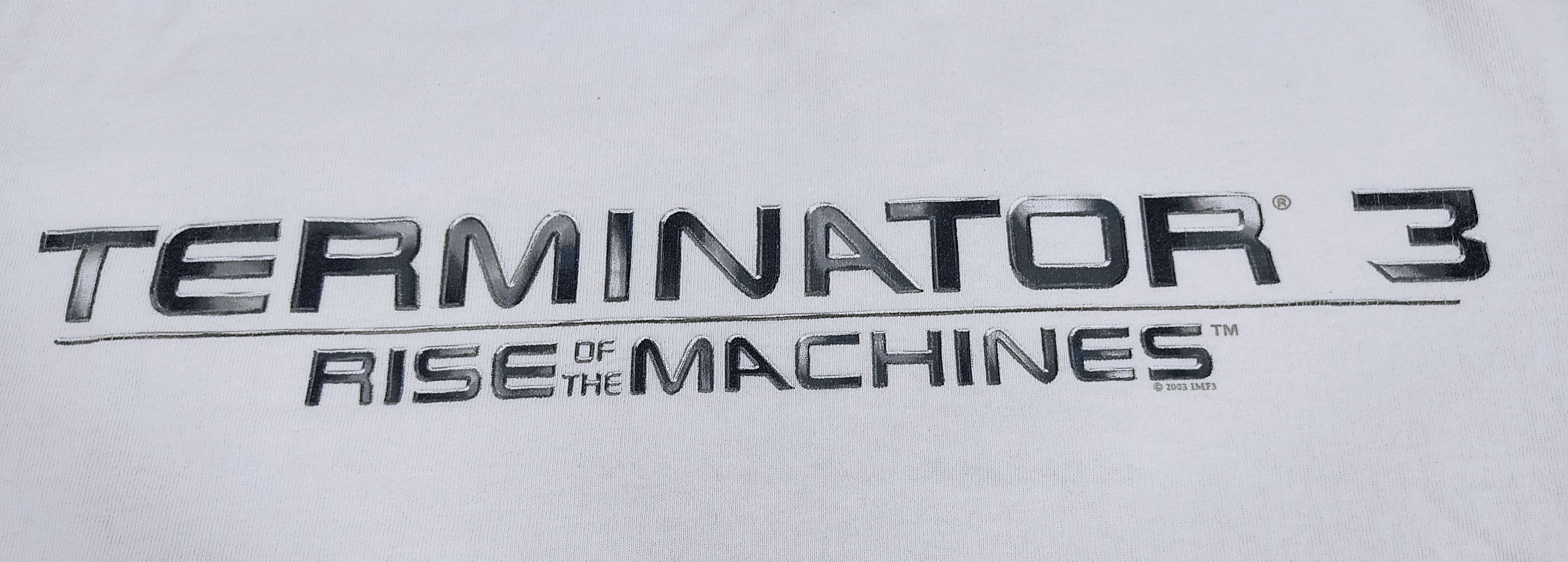 Vintage Vintage Movie Terminator 3 Rise of the Machine Hollywood Size US M / EU 48-50 / 2 - 4 Thumbnail