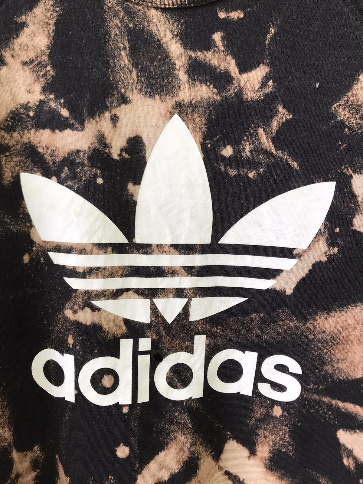 Vintage Vintage adidas trefoil biglogo defective Sweatshirt tie dye Size US M / EU 48-50 / 2 - 4 Thumbnail