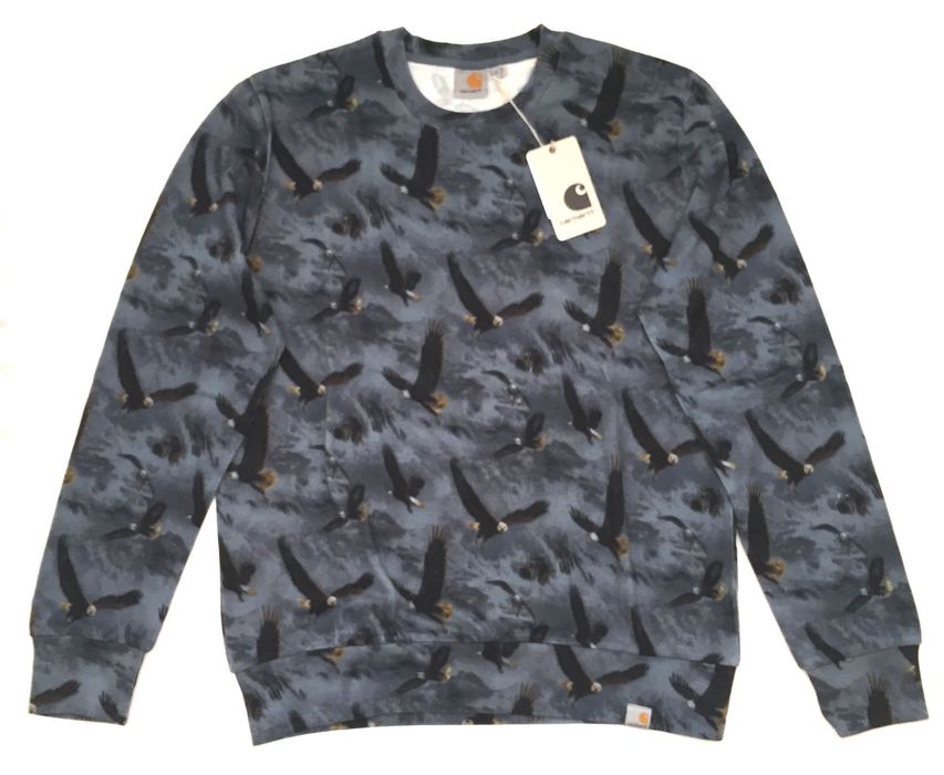 Carhartt Wip Carhartt Work In Progress Eagle Print Crewneck Sweatshirt ...