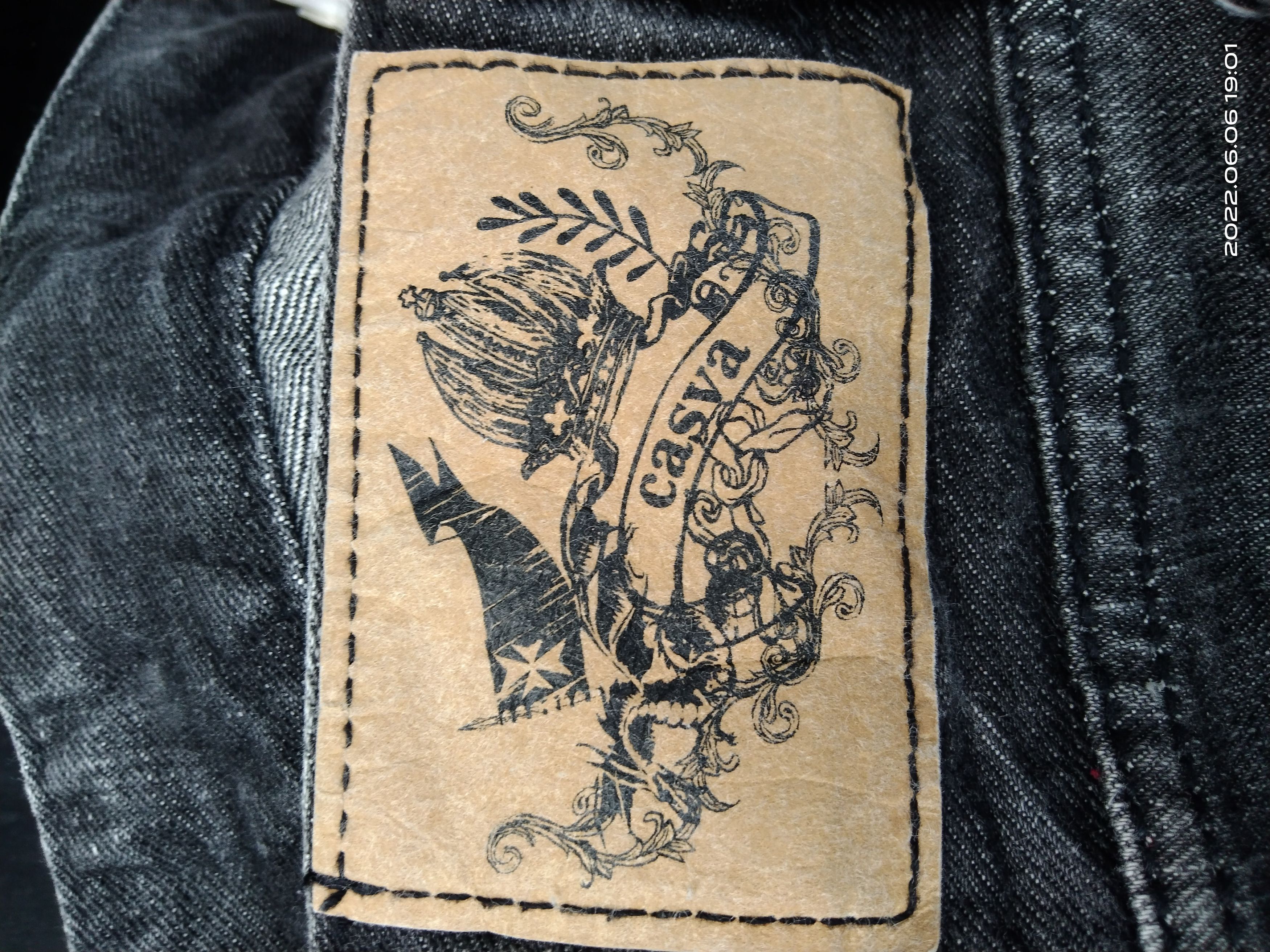 Japanese Brand DiSTRESSED WASHED BLACK CASVA DENIM PANTS Size US 28 / EU 44 - 6 Thumbnail
