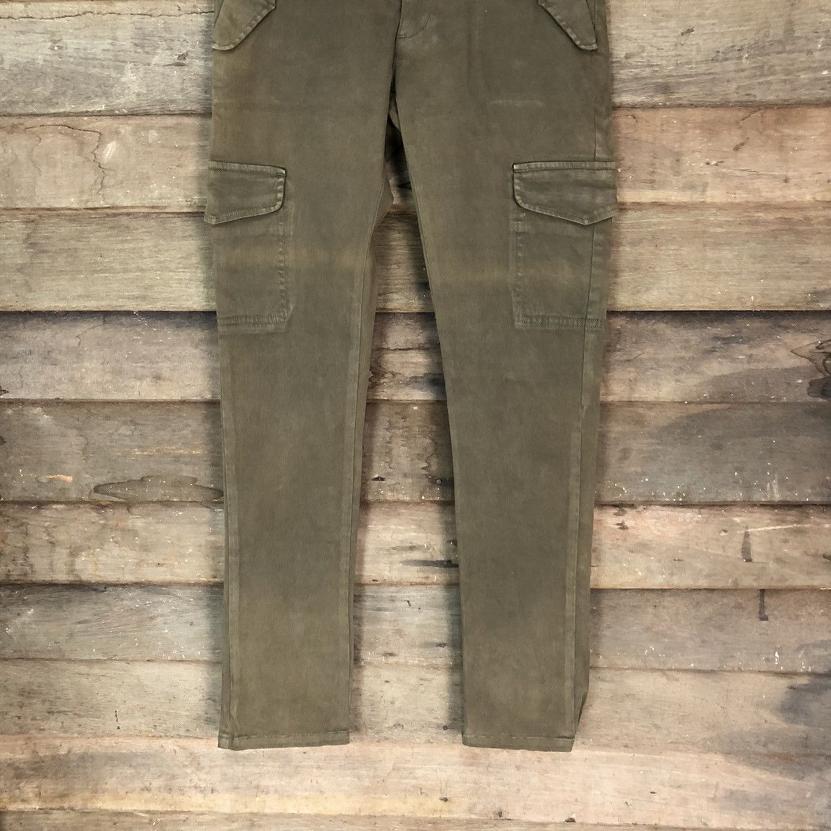Japanese Brand DLL Reflect Brown Cargo utility Multipocket Pants #1494 Size US 29 - 3 Thumbnail