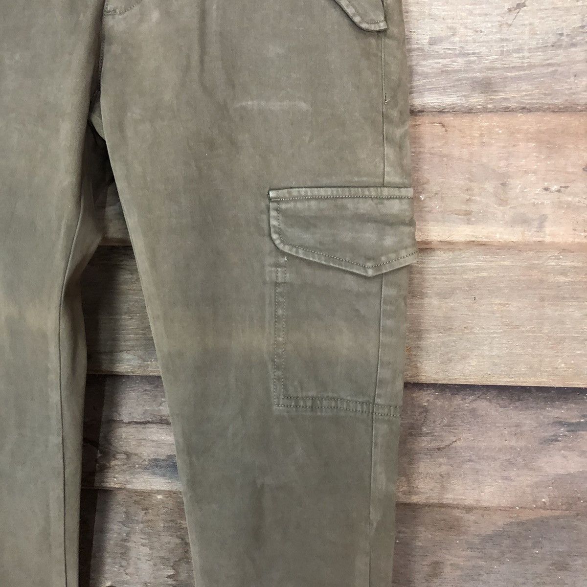 Japanese Brand DLL Reflect Brown Cargo utility Multipocket Pants #1494 Size US 29 - 7 Thumbnail