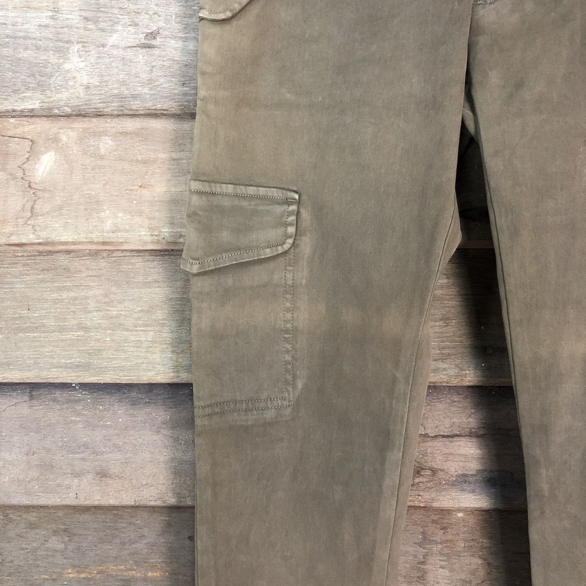 Japanese Brand DLL Reflect Brown Cargo utility Multipocket Pants #1494 Size US 29 - 6 Thumbnail