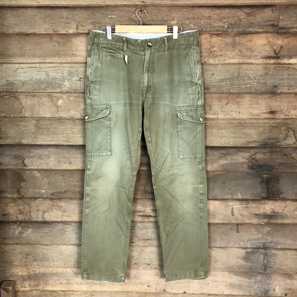 BEAUTY&YOUTH DLL Beauty & Youth Cargo faded Multipocket Pants #1496 Size US 32 / EU 48 - 1 Thumbnail