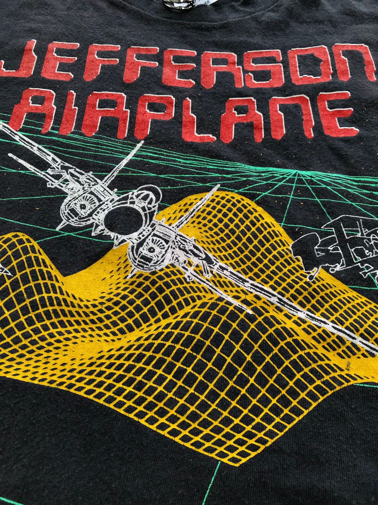 Vintage 1989 Jefferson Airplane Tour 89 Slick 80s VTG Hanes Shirt Size US XL / EU 56 / 4 - 7 Thumbnail