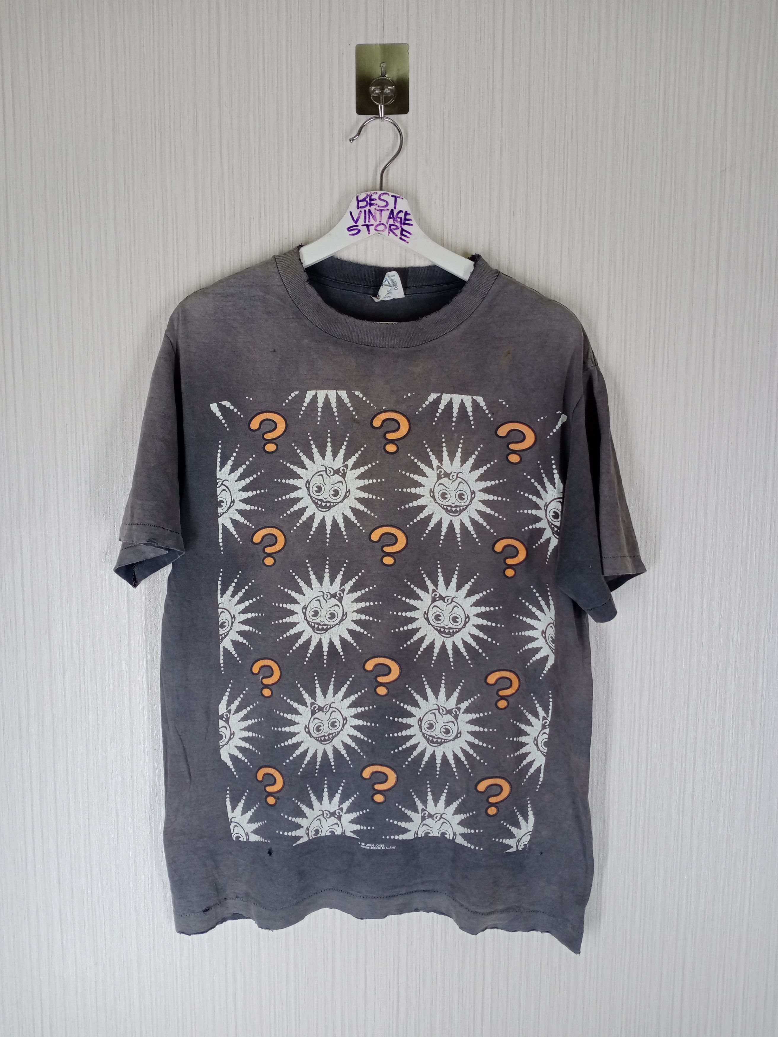 Very Rare!! Vintage 1991 Jesus Jones Band Rock t shirt