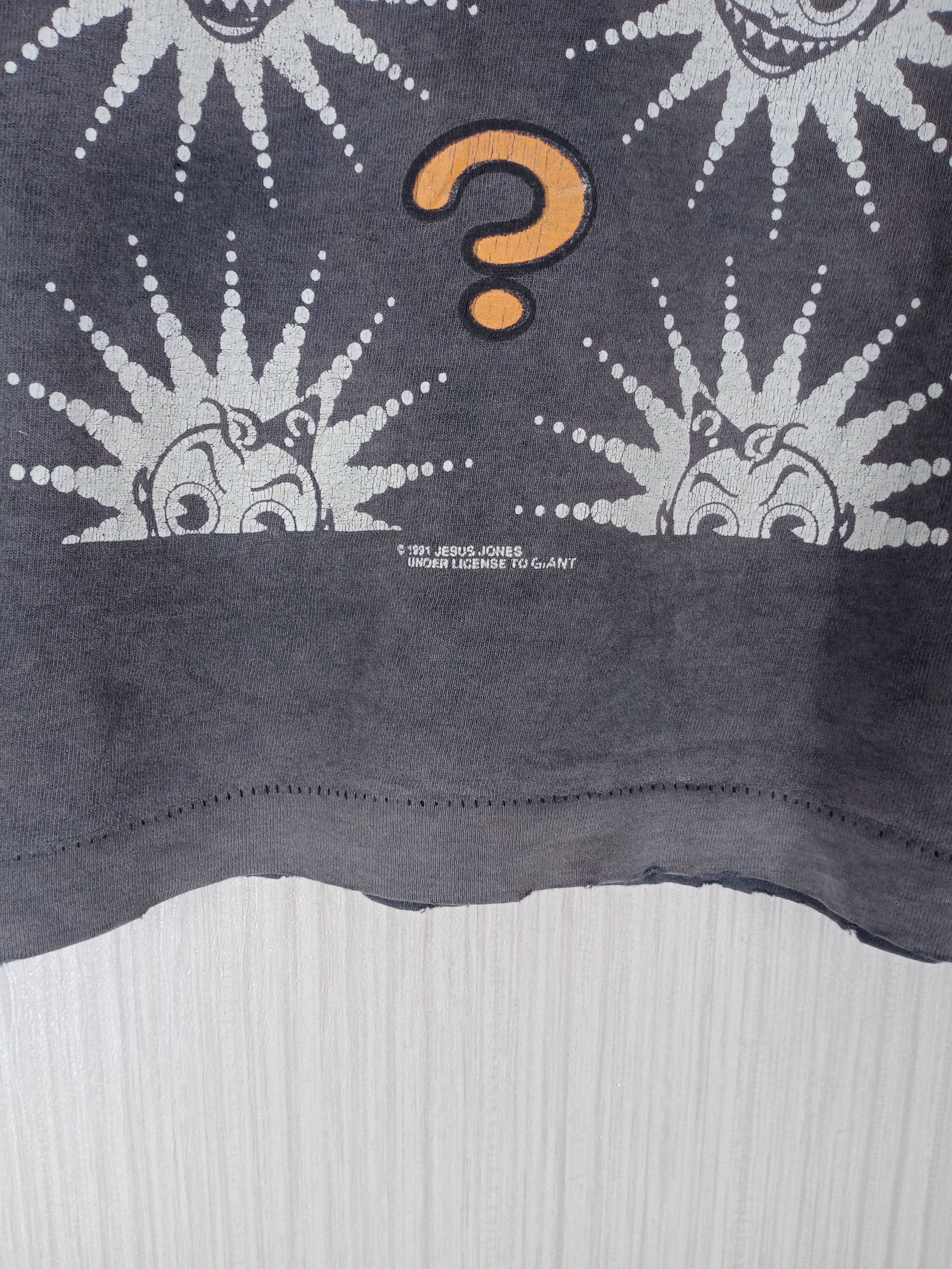 Band Tees Very Rare!! Vintage 1991 Jesus Jones Band Rock t shirt Size US M / EU 48-50 / 2 - 6 Thumbnail