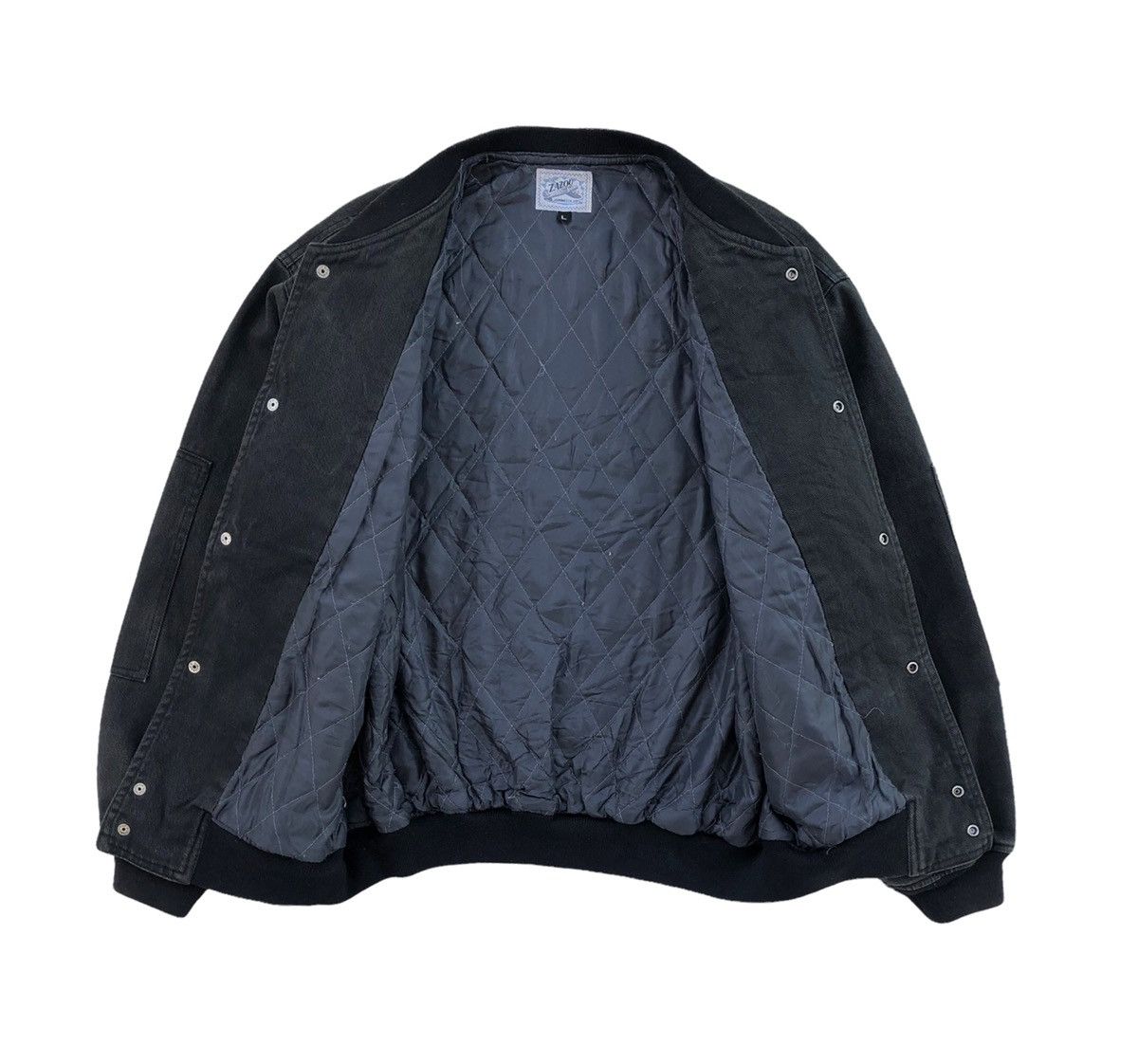 Johnbull Vintage Johnbull Zazou For Men Denim Bomber Jacket Size US L / EU 52-54 / 3 - 5 Thumbnail