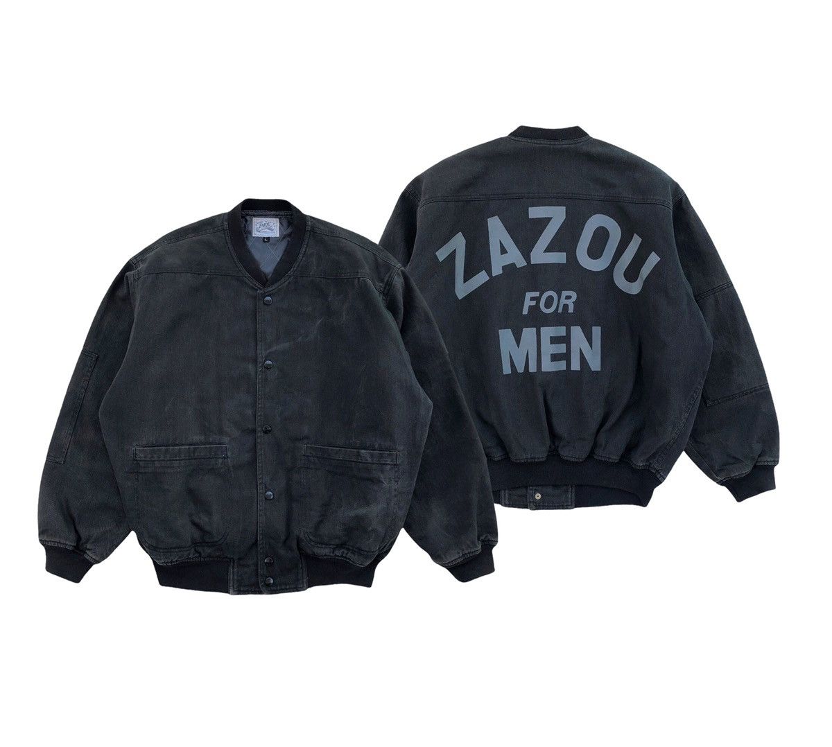 Johnbull Vintage Johnbull Zazou For Men Denim Bomber Jacket Size US L / EU 52-54 / 3 - 1 Thumbnail