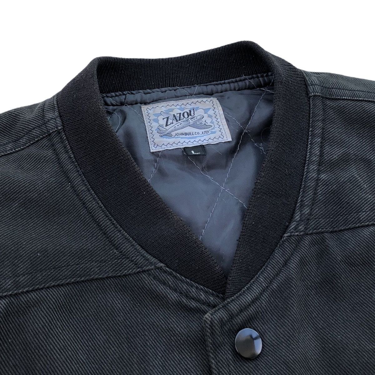 Johnbull Vintage Johnbull Zazou For Men Denim Bomber Jacket Size US L / EU 52-54 / 3 - 7 Thumbnail