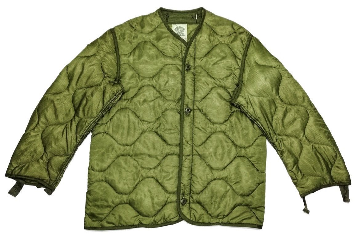 Rare 🔥 Vintage 80s M65 Quilted Jacket Liner