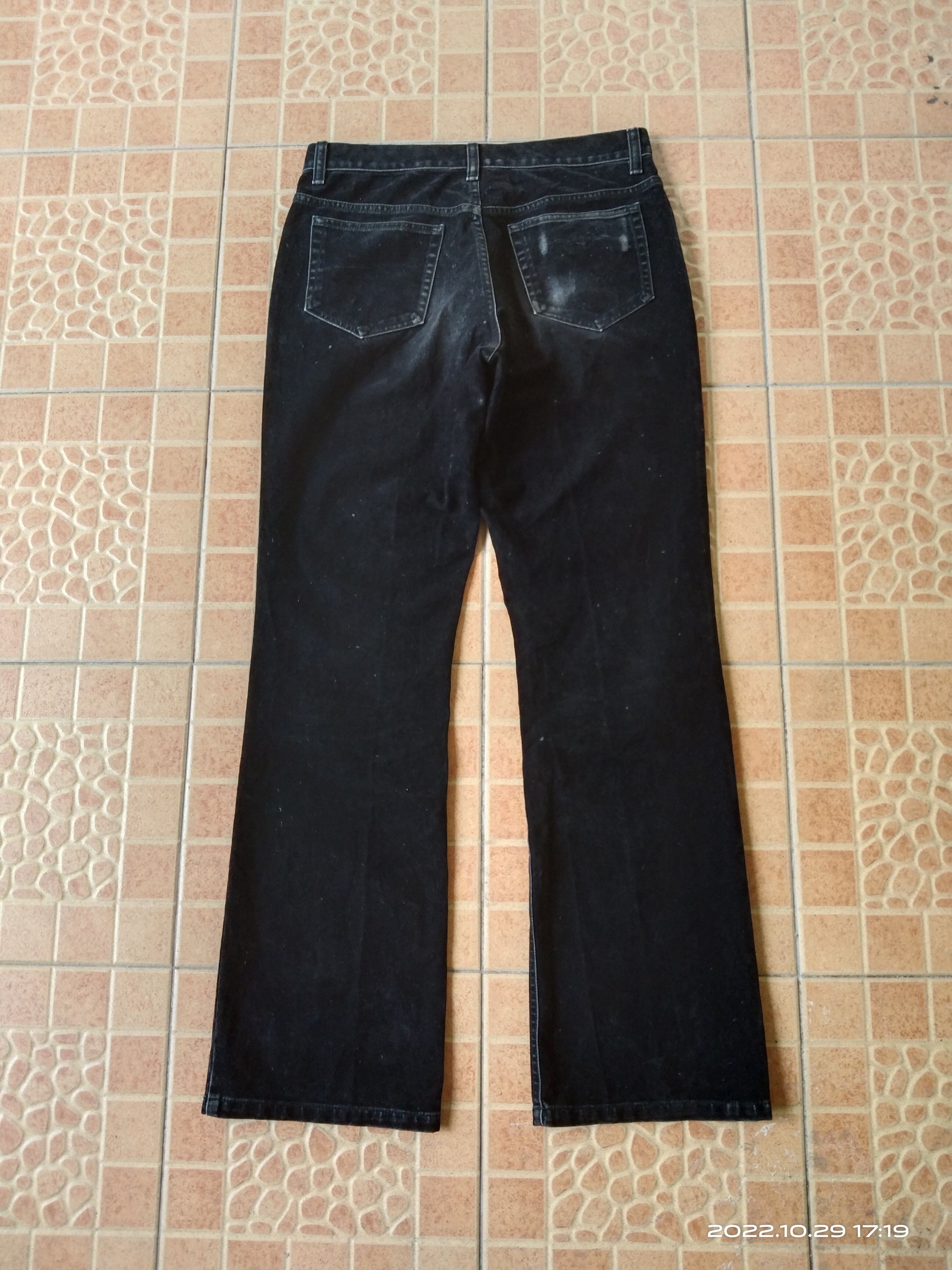 Japanese Brand × Velvet FLARE🔥DiSTRESSED VELVET BLACK CHANGING TIVES MADE IN JAPAN Size US 29 - 3 Thumbnail