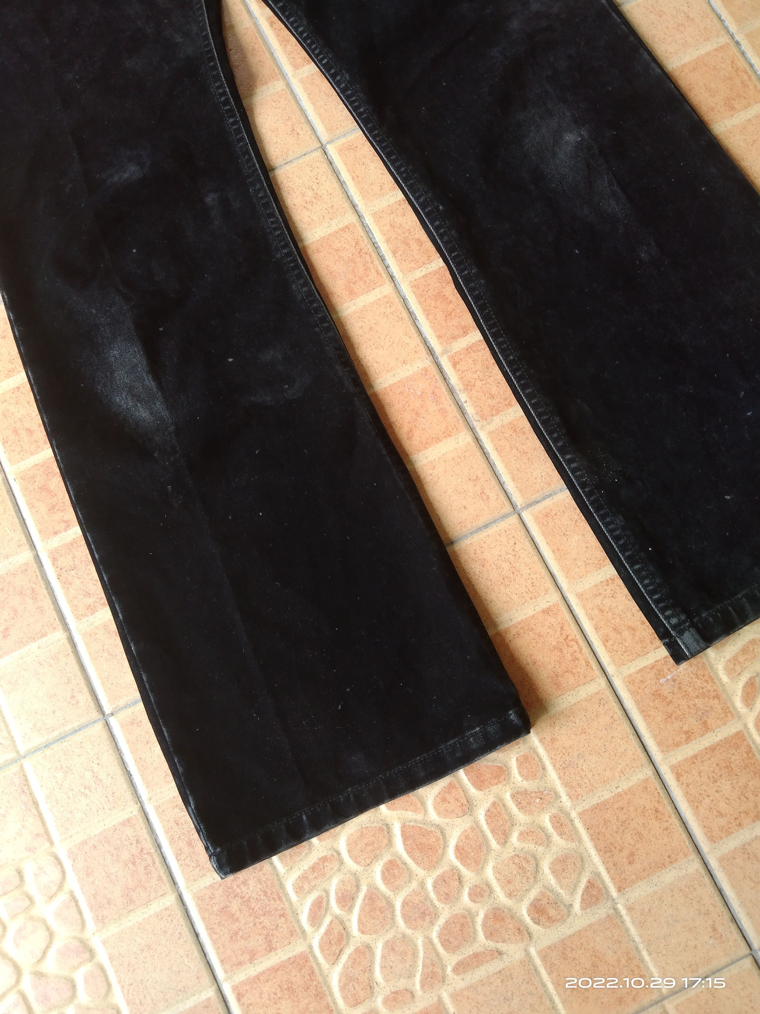 Japanese Brand × Velvet FLARE🔥DiSTRESSED VELVET BLACK CHANGING TIVES MADE IN JAPAN Size US 29 - 6 Thumbnail