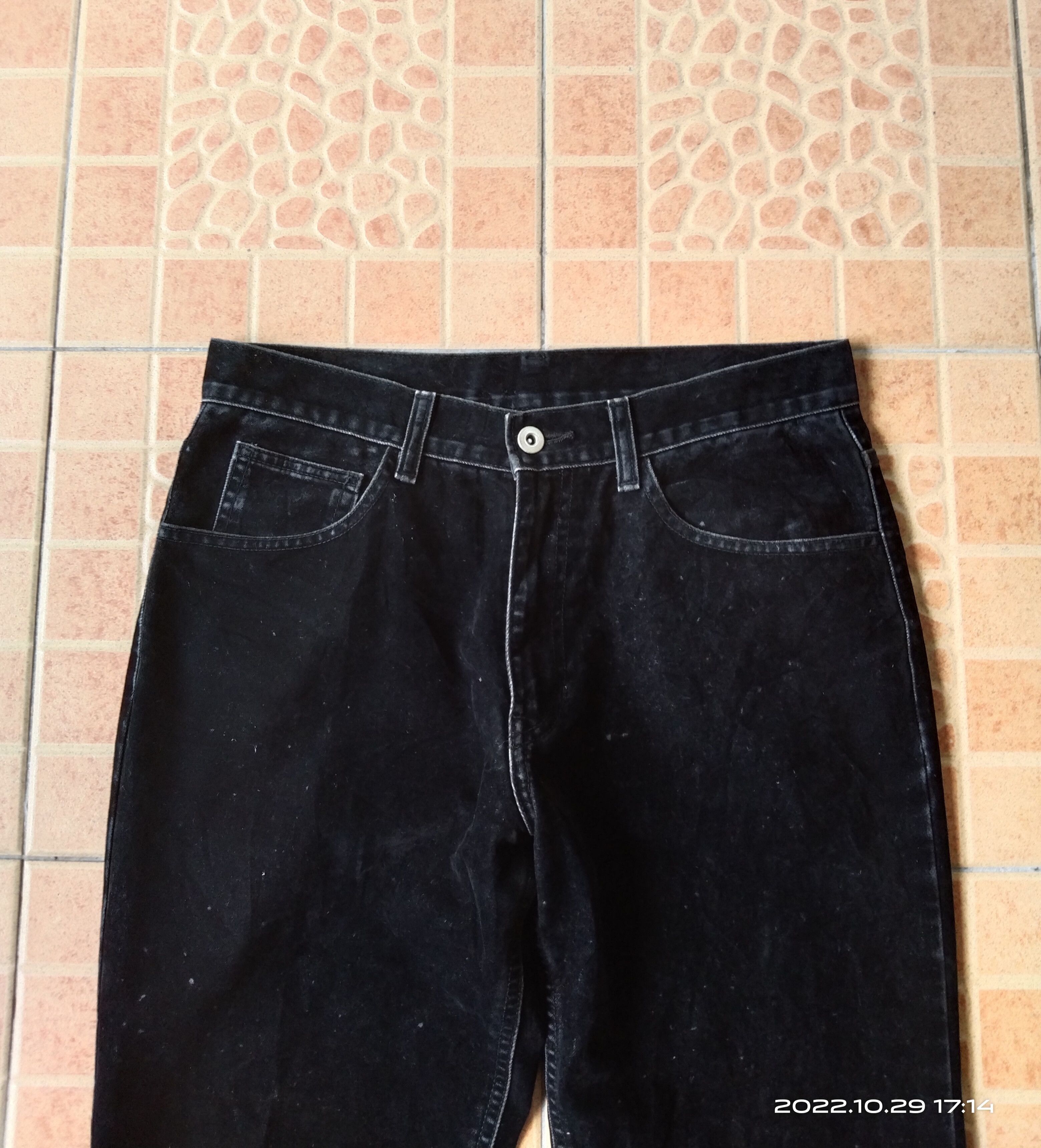 Japanese Brand × Velvet FLARE🔥DiSTRESSED VELVET BLACK CHANGING TIVES MADE IN JAPAN Size US 29 - 4 Thumbnail