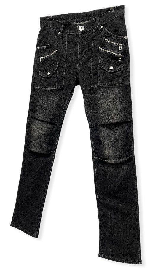 Lee Lee Japan Multi-Zip Buckle Pants Y2K Saint Laurent Vibe Size US 30 / EU 46 - 4 Thumbnail