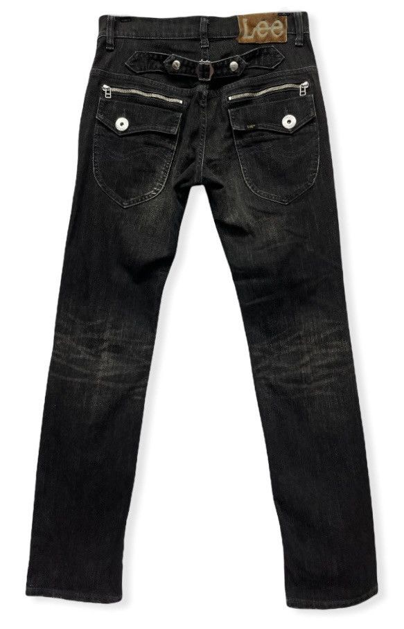 Lee Lee Japan Multi-Zip Buckle Pants Y2K Saint Laurent Vibe Size US 30 / EU 46 - 7 Thumbnail