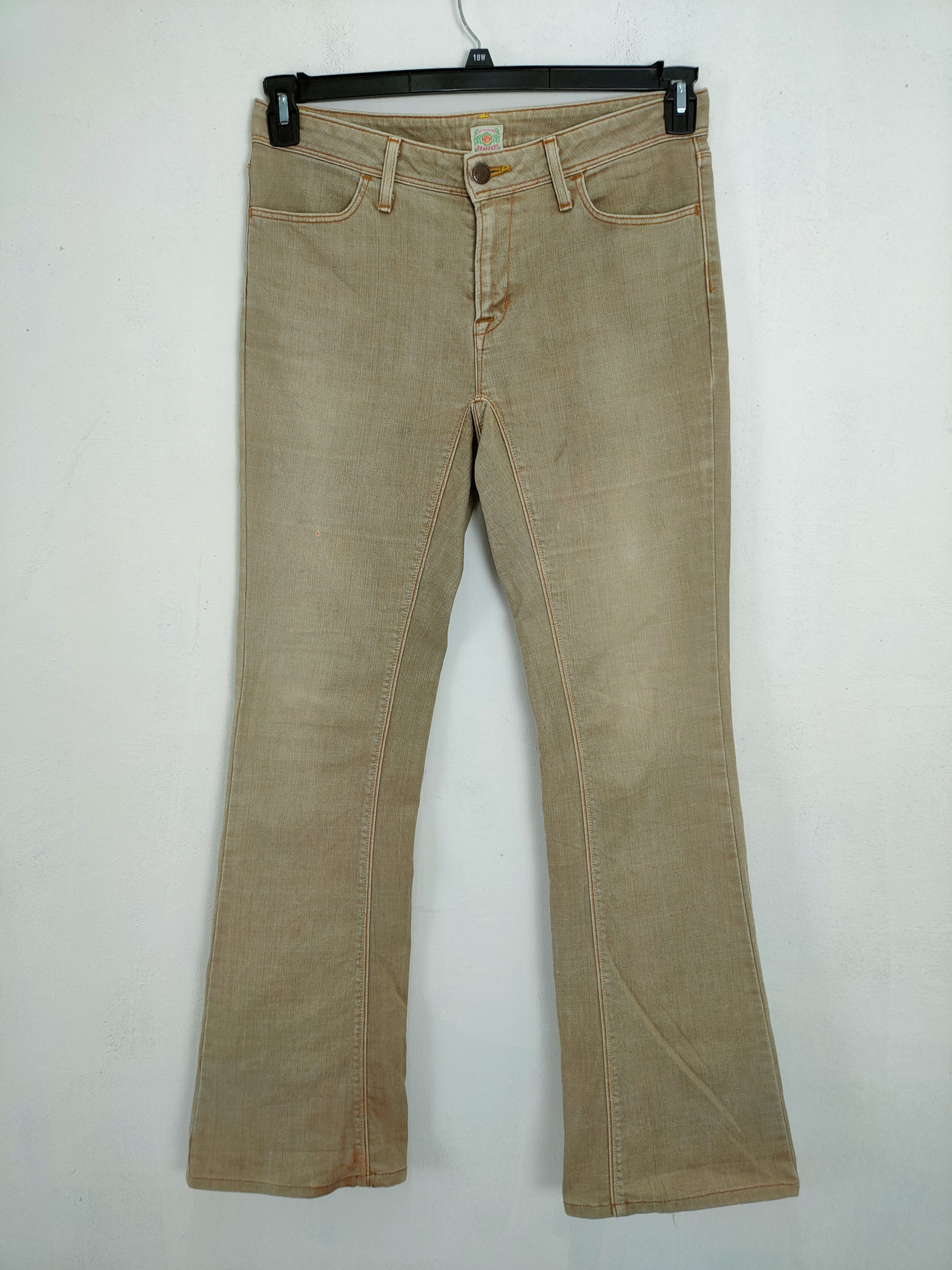 Japanese Brand × Vintage BRAPPER TACTICAL FADED FLARE PANTS / STREETWEAR PANTS Size US 32 / EU 48 - 1 Thumbnail