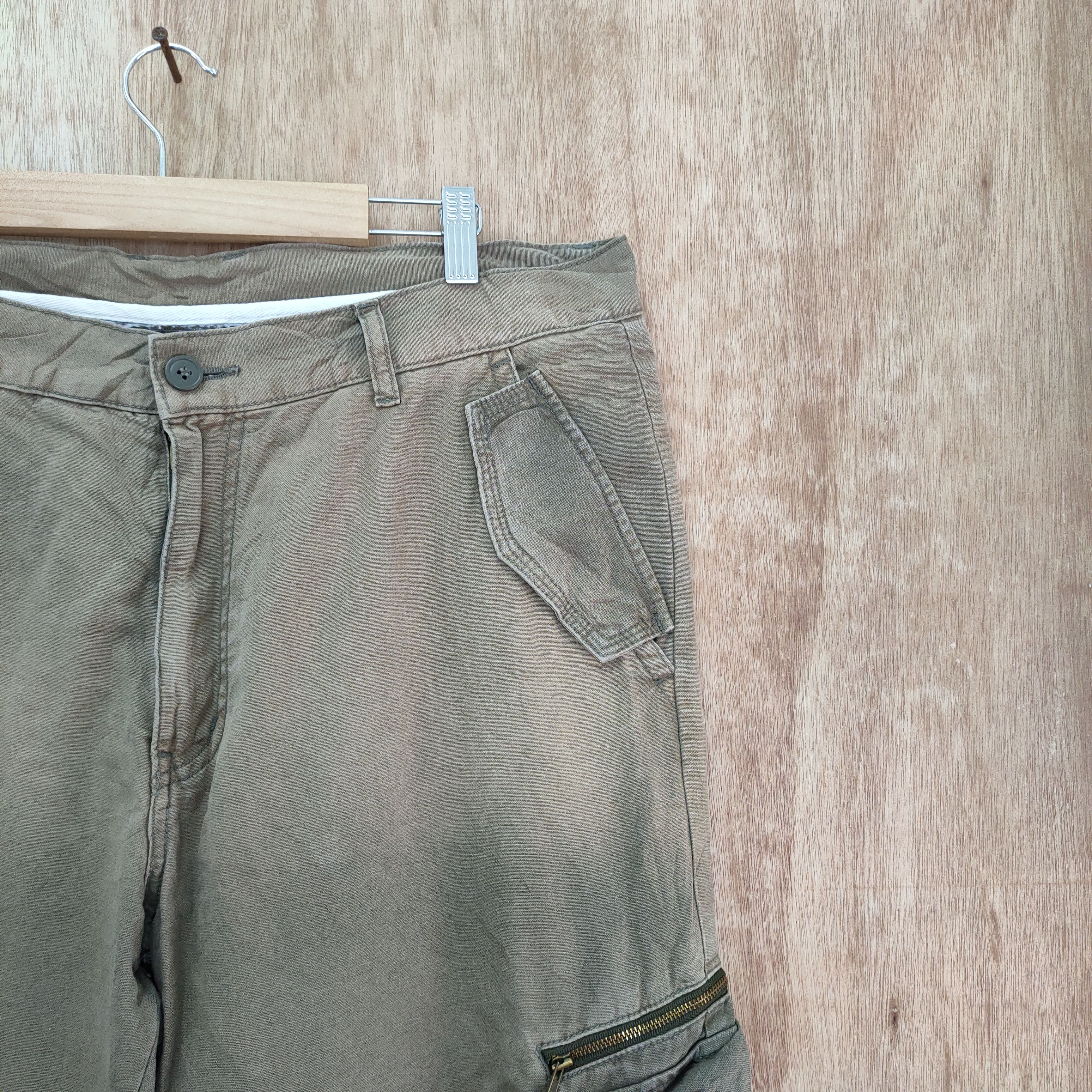 Japanese Brand × Vintage AMORE PURO FADED CARGO PANTS Size US 36 / EU 52 - 11 Thumbnail