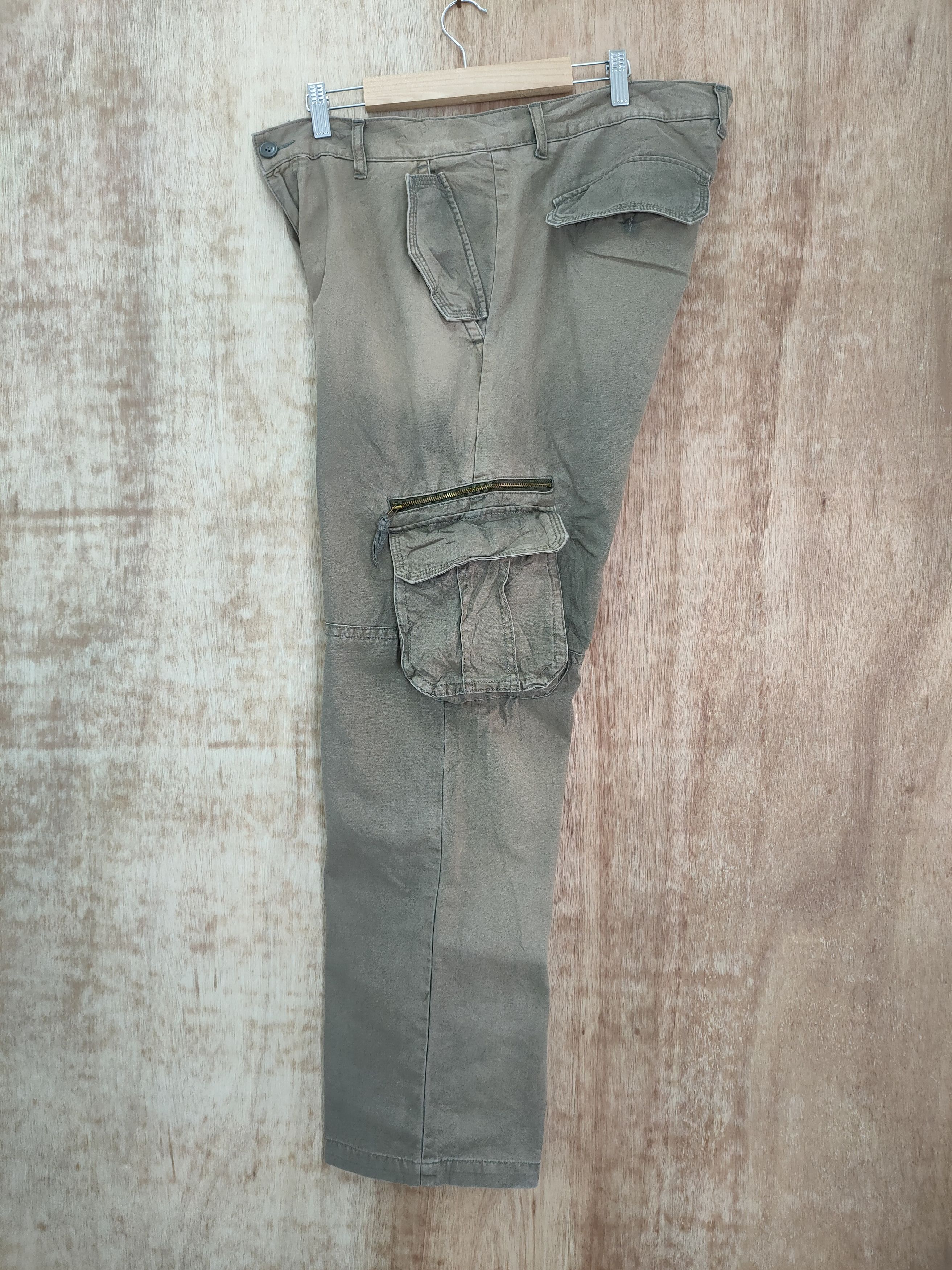 Japanese Brand × Vintage AMORE PURO FADED CARGO PANTS Size US 36 / EU 52 - 2 Thumbnail