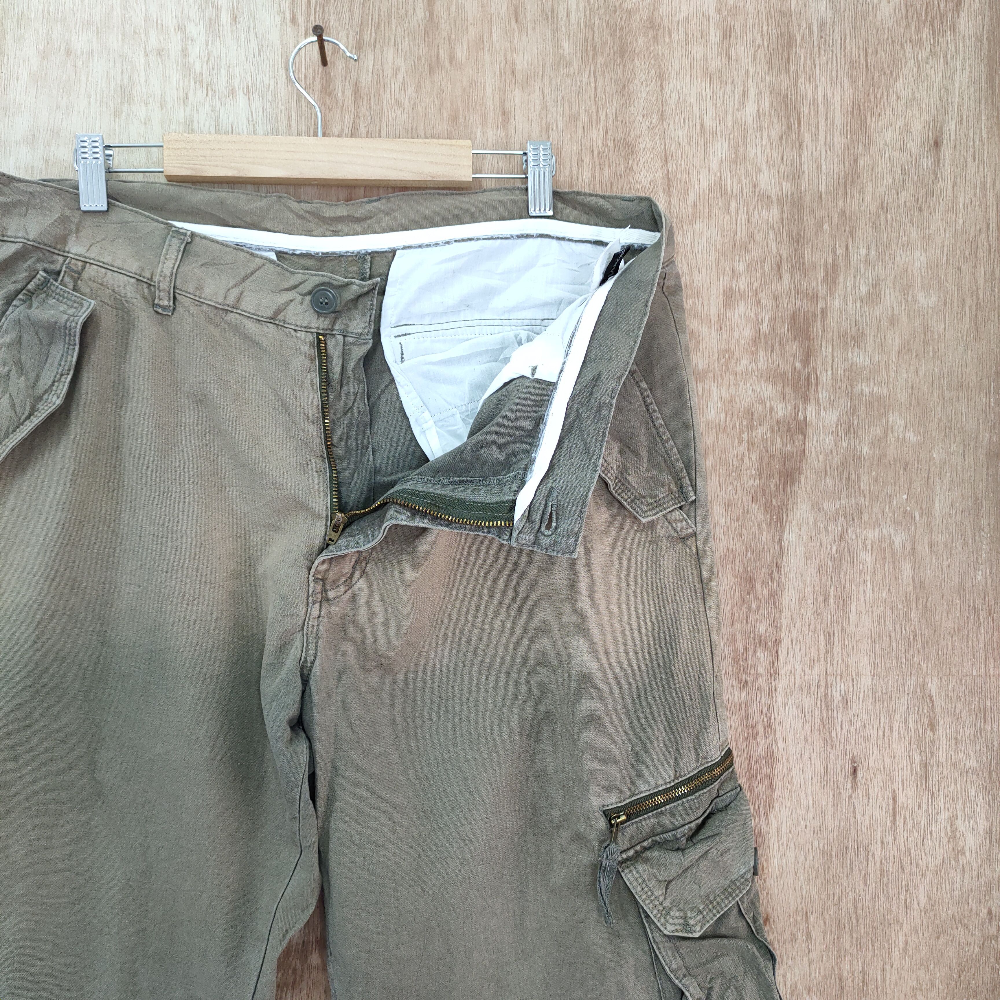 Japanese Brand × Vintage AMORE PURO FADED CARGO PANTS Size US 36 / EU 52 - 6 Thumbnail