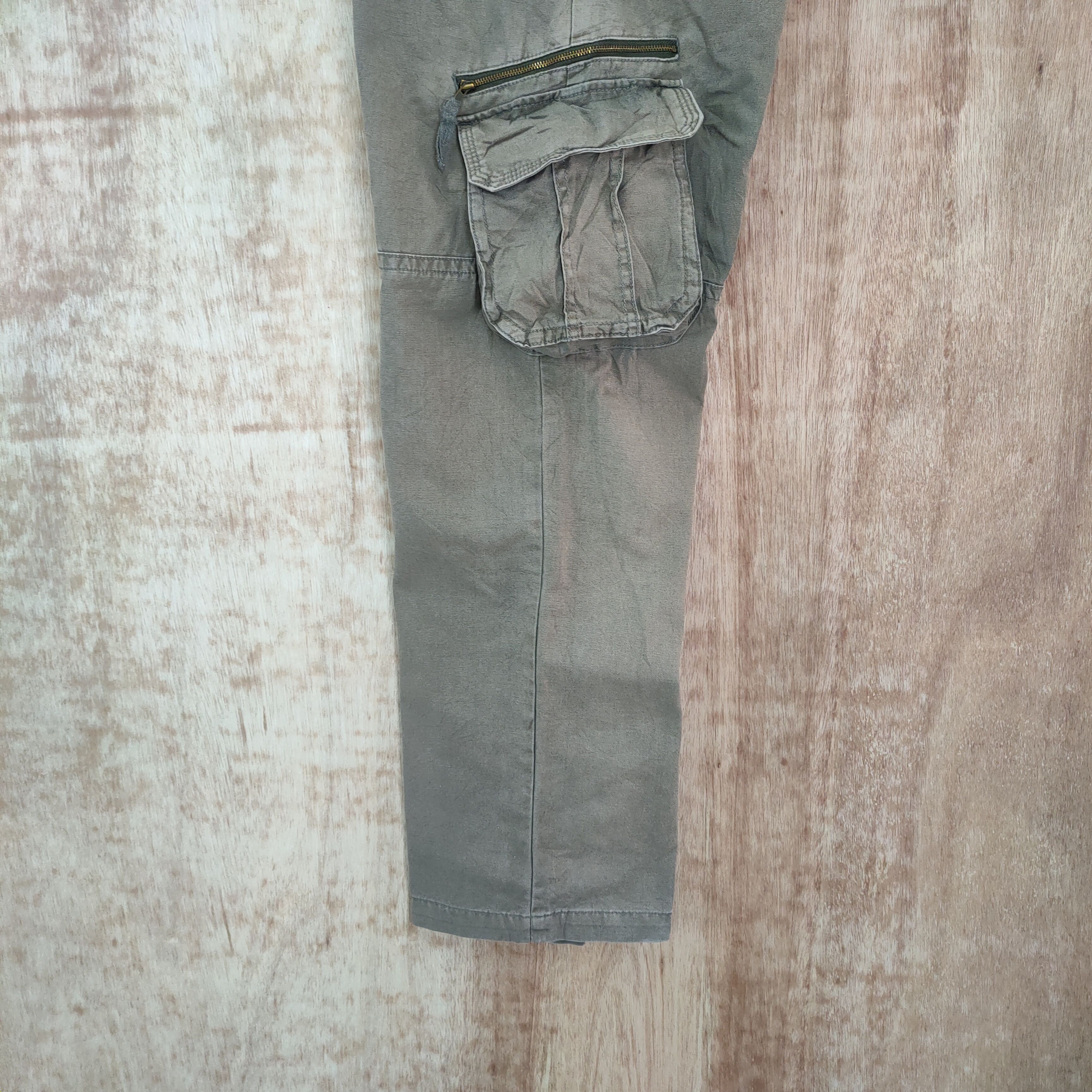 Japanese Brand × Vintage AMORE PURO FADED CARGO PANTS Size US 36 / EU 52 - 10 Thumbnail
