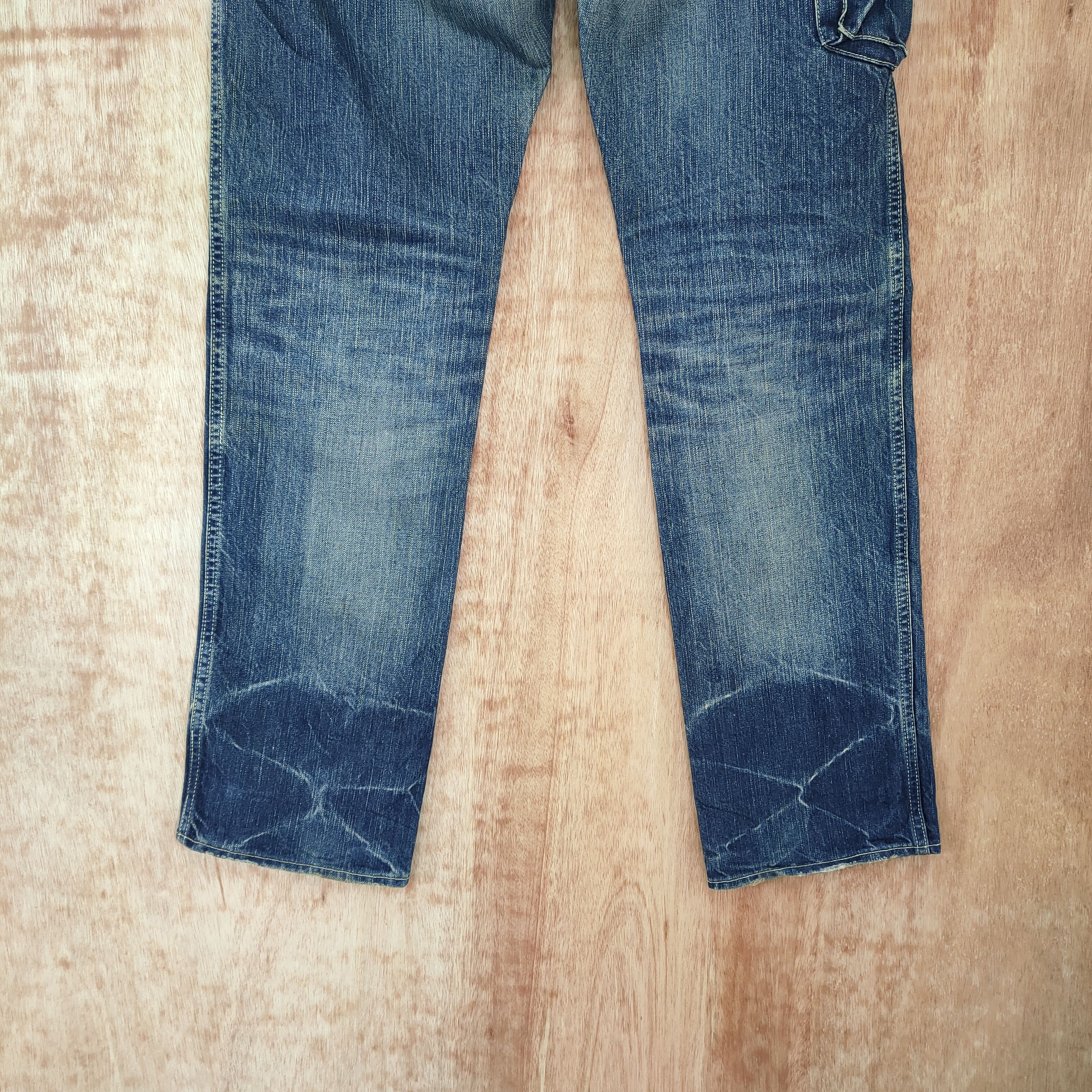 Johnbull VINTAGE JOHN BULL FADED DENIM JEANS CARGO PANTS Size US 34 / EU 50 - 7 Thumbnail