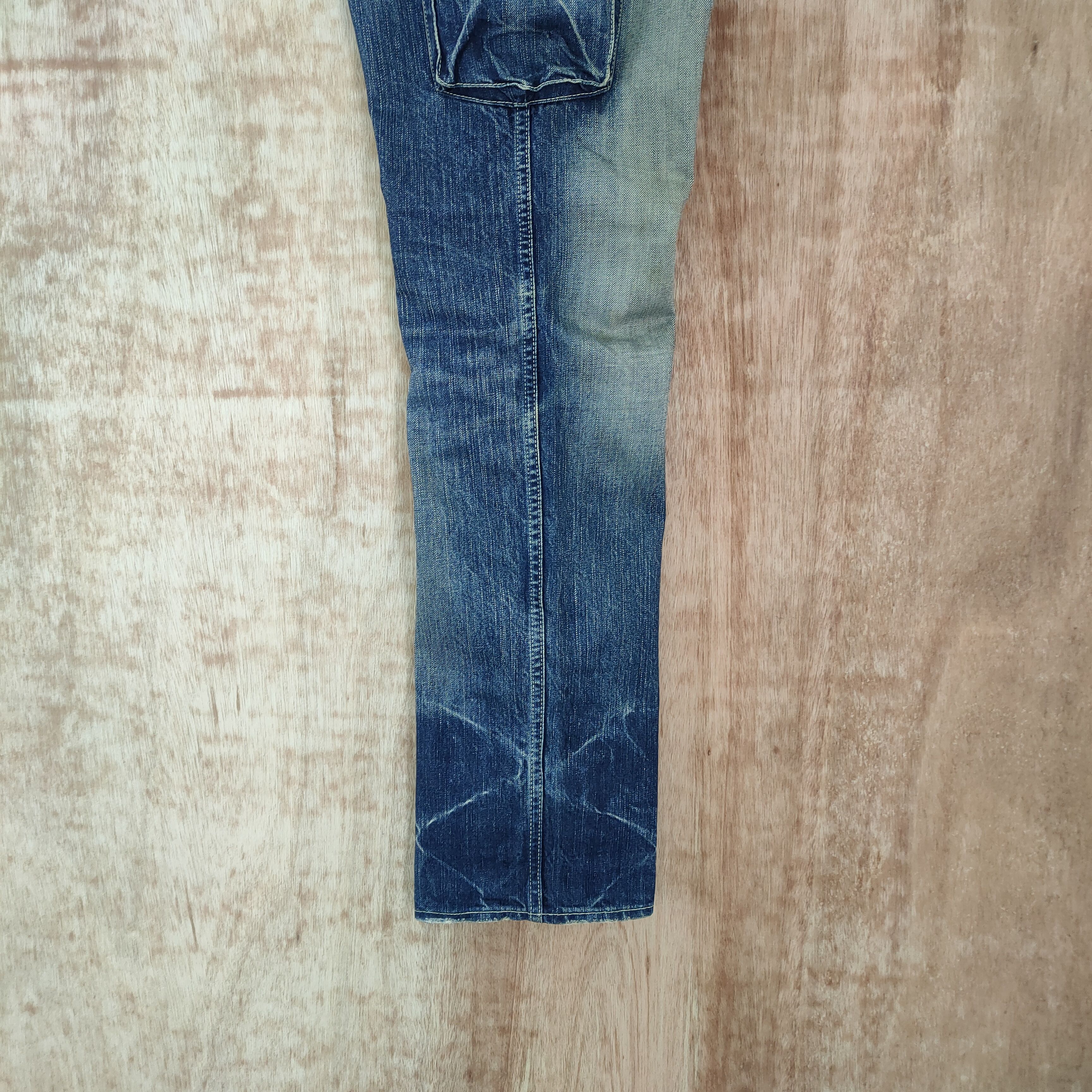 Johnbull VINTAGE JOHN BULL FADED DENIM JEANS CARGO PANTS Size US 34 / EU 50 - 12 Thumbnail