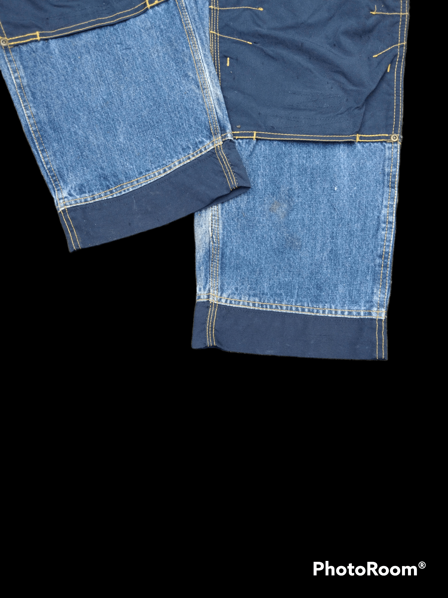 Japanese Brand DiSTRESSED DOUBLE KNEE H.D CONCEPT WORKERS PANTS Size US 32 / EU 48 - 7 Thumbnail