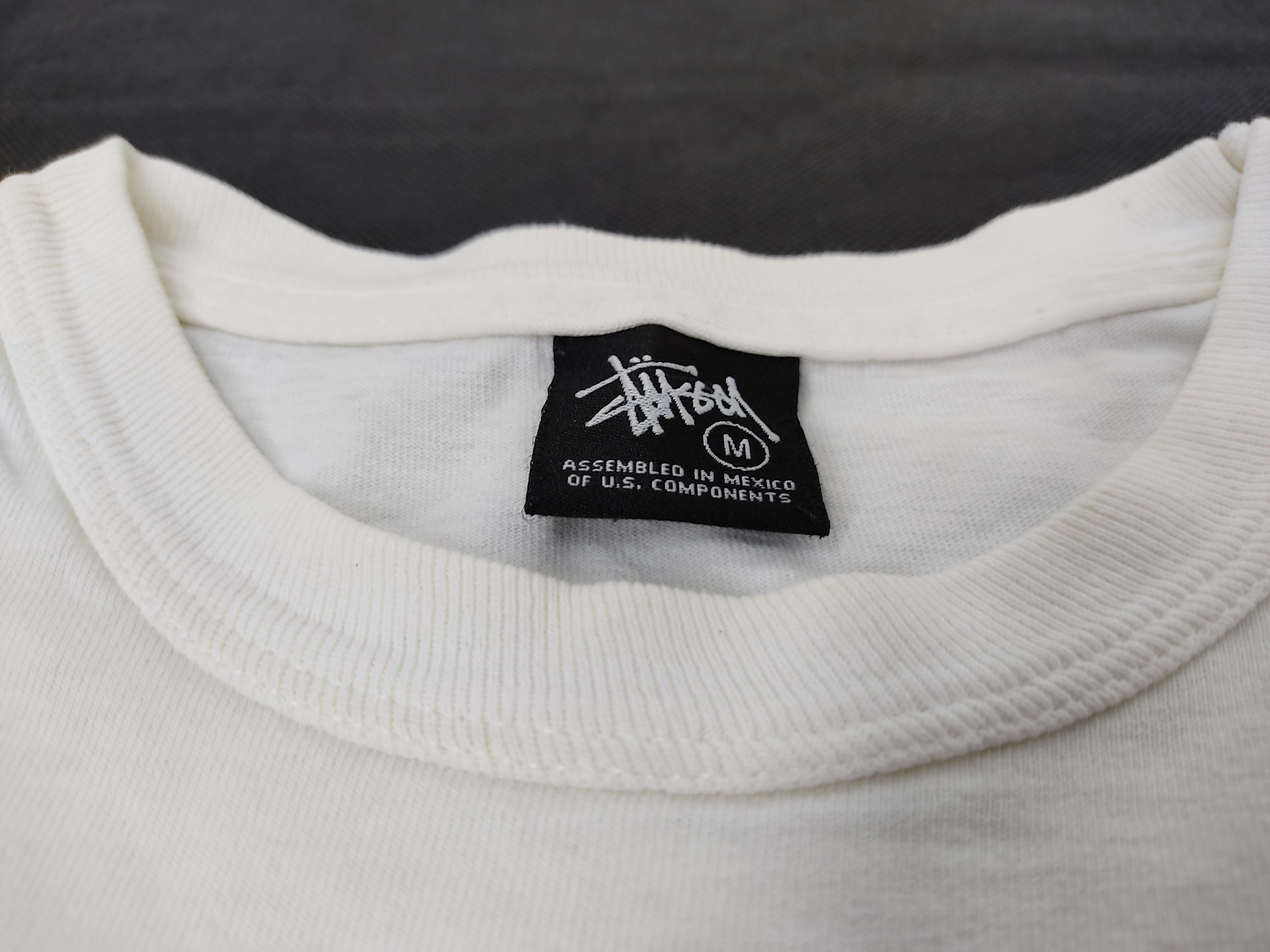 Stussy Rare Hype Stussy Big Logo Spell Out Tee Long Sleeve M L Size US M / EU 48-50 / 2 - 6 Thumbnail