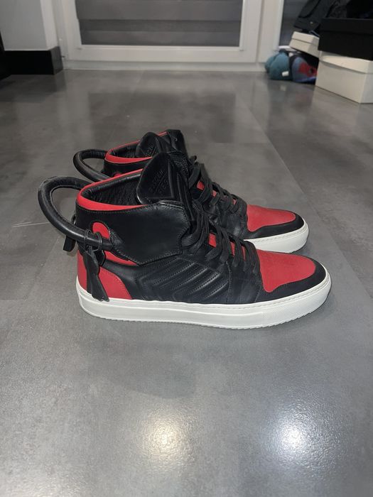 Kith Buscemi x Ronnie Fieg x Kith NYC Black Red Bred Sneakers