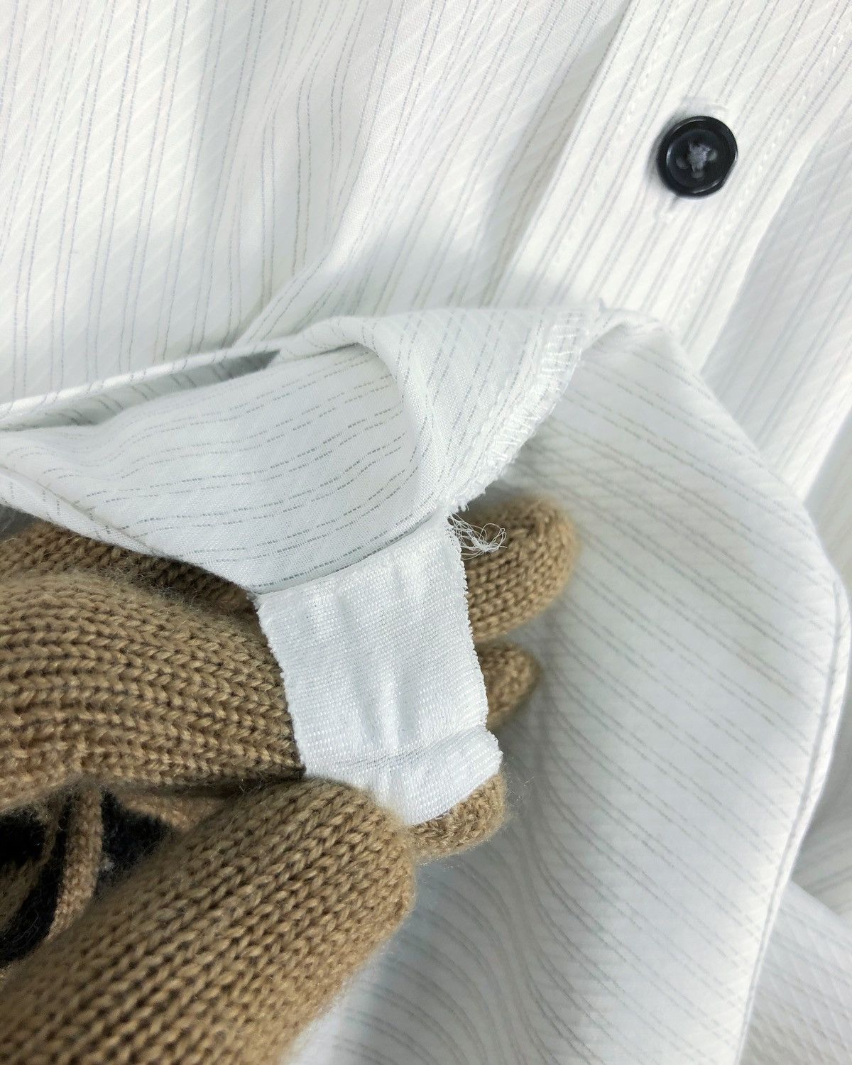 Vintage × Y's × Yohji Yamamoto Vintage Yohji Yamamoto Y’saccs Saccsny Button Down Shirt Size US L / EU 52-54 / 3 - 8 Thumbnail