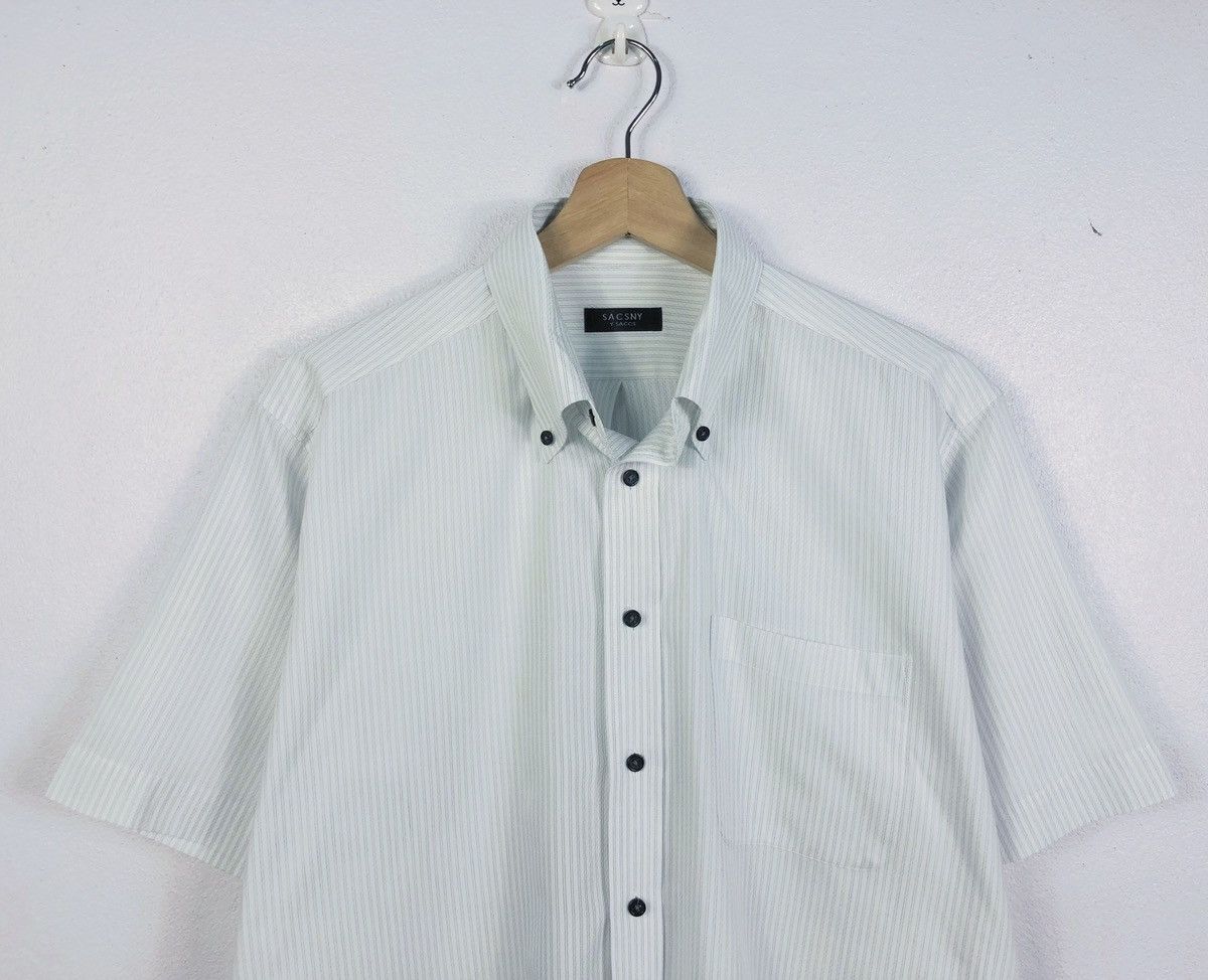 Vintage × Y's × Yohji Yamamoto Vintage Yohji Yamamoto Y’saccs Saccsny Button Down Shirt Size US L / EU 52-54 / 3 - 2 Thumbnail