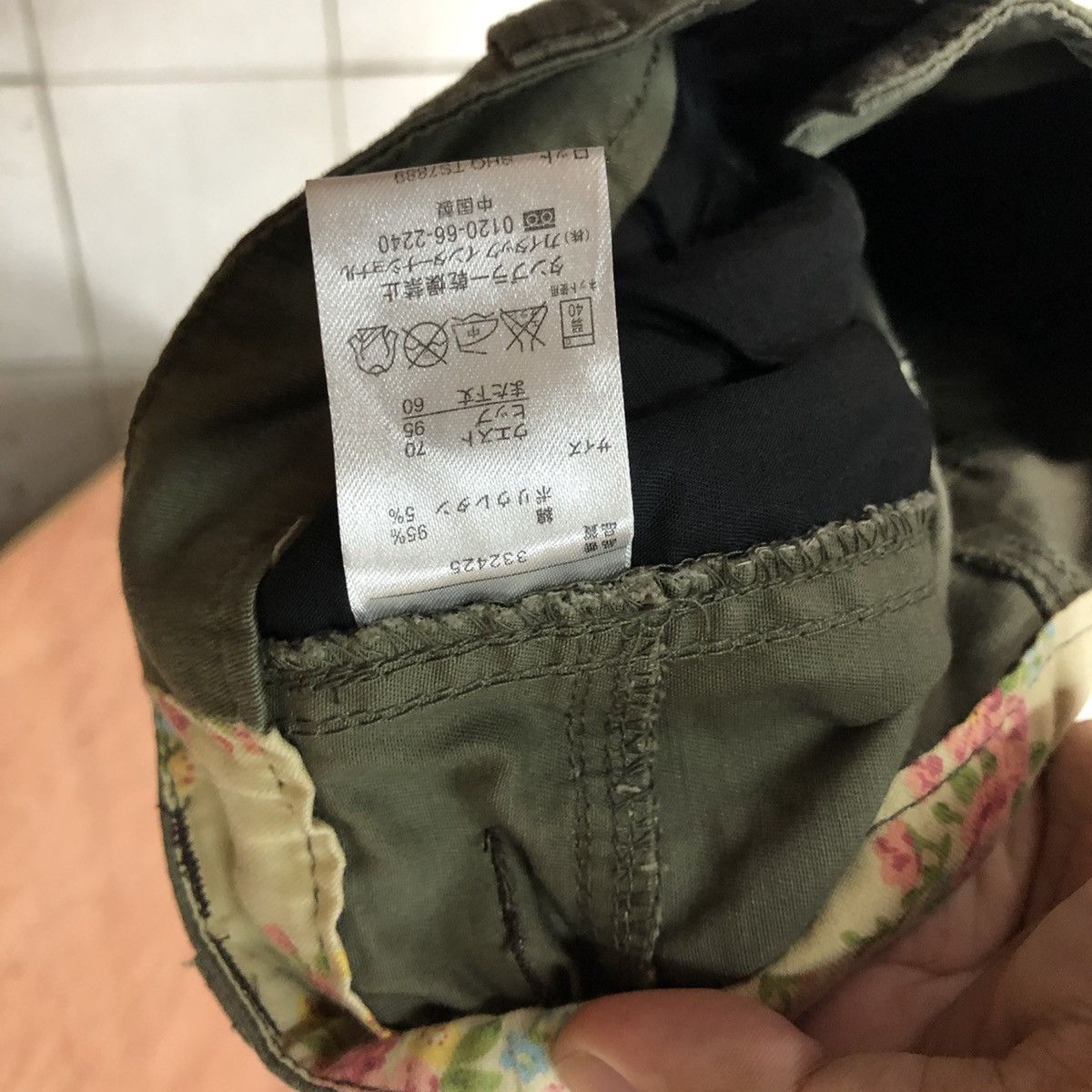 Japanese Brand DLL Japanese Green cropped Cargo Multipocket Pants #1493 Size 28" / US 6 / IT 42 - 14 Thumbnail