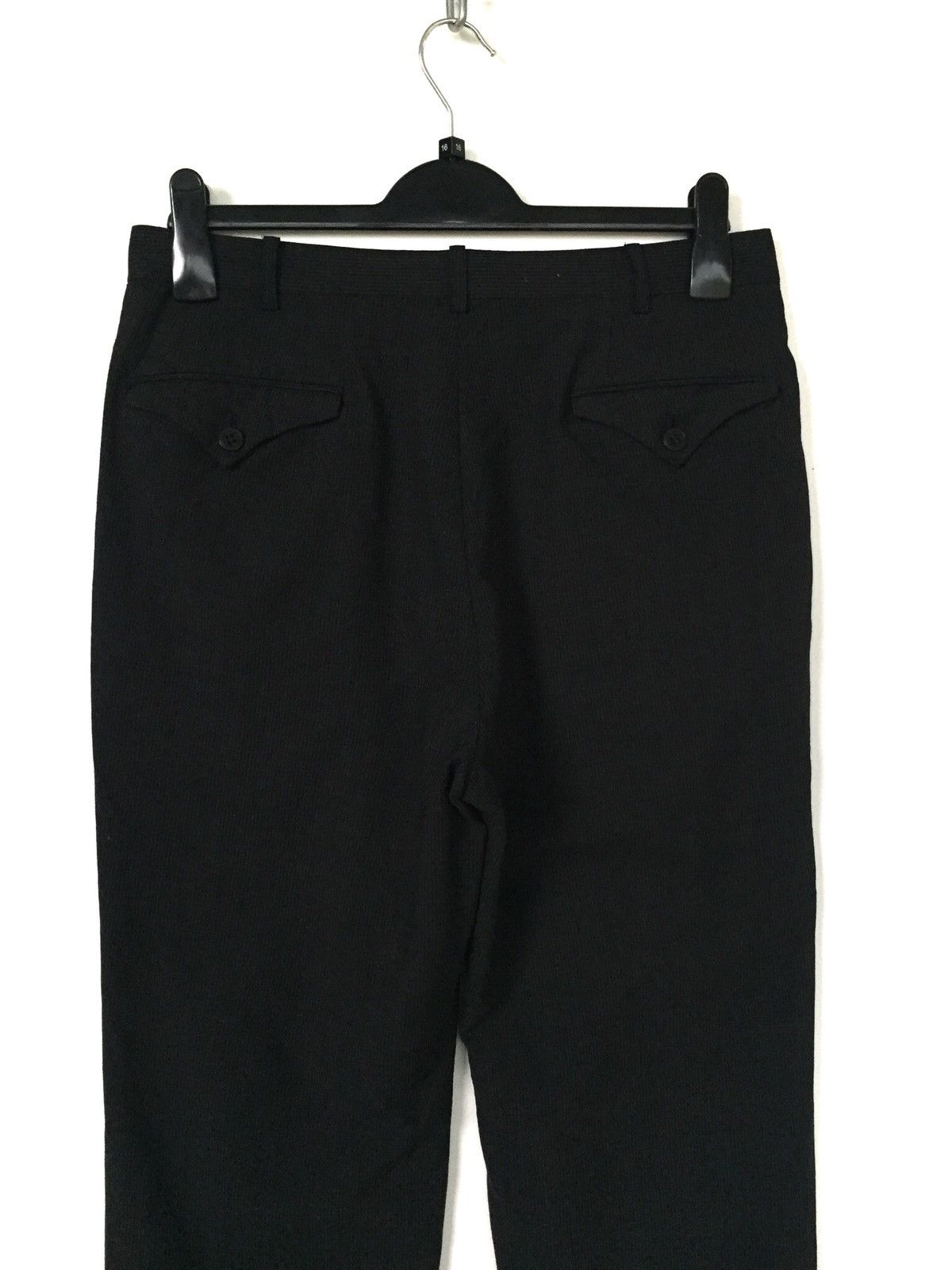 Gaultier Homme Objet Jean Paul Gaultier PinStripe Gabardine Wool Pants Size US 32 / EU 48 - 5 Thumbnail