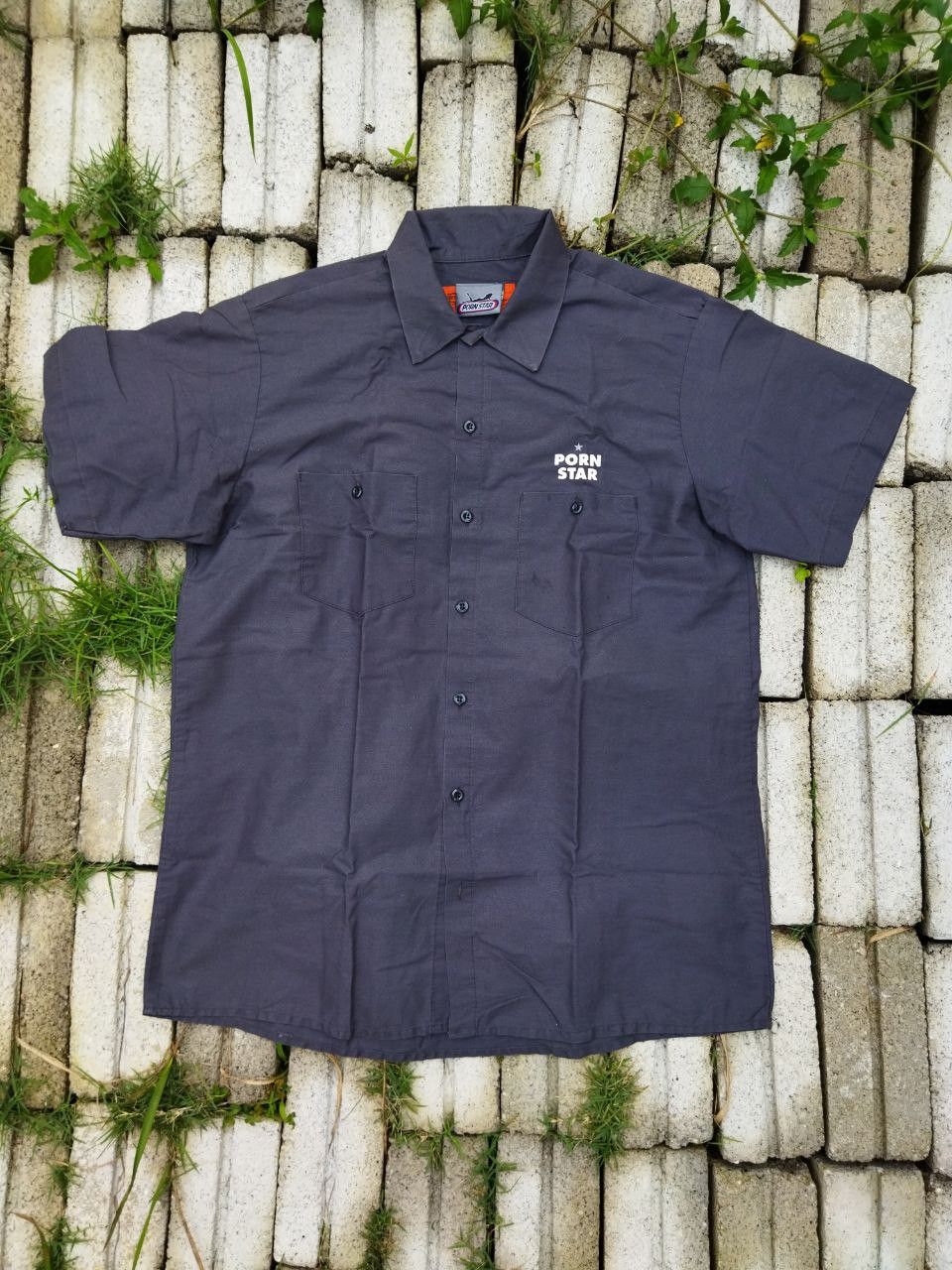 Dickies × Hook-Ups × Vintage Vintage Dickies X Pornstar Skateboard Shirt Size US L / EU 52-54 / 3 - 2 Thumbnail