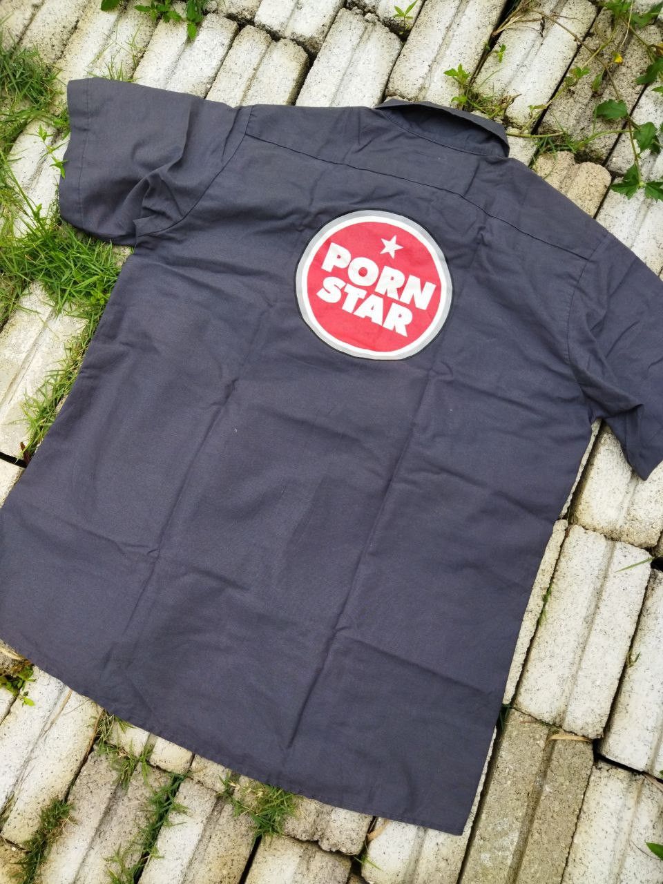 Dickies × Hook-Ups × Vintage Vintage Dickies X Pornstar Skateboard Shirt Size US L / EU 52-54 / 3 - 5 Thumbnail