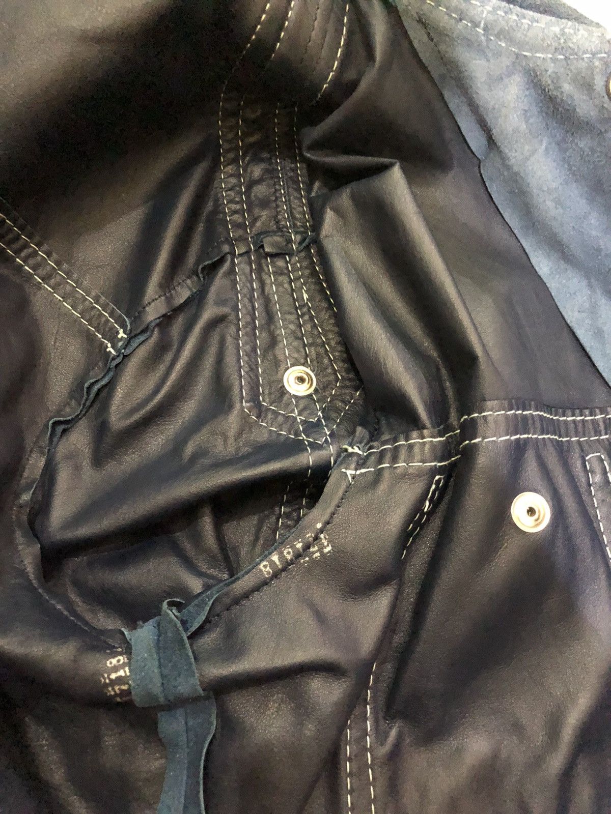Vintage McGregor sweat leather button jacket