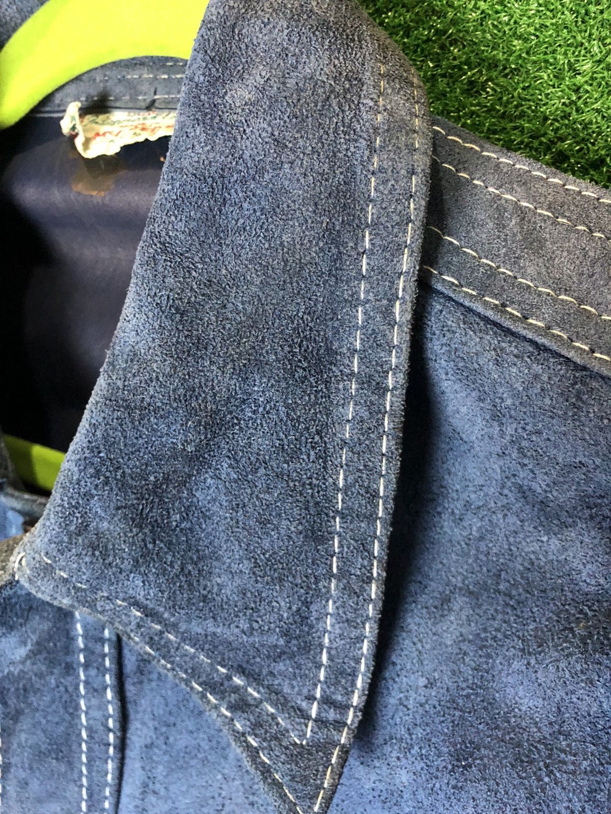 Vintage McGregor sweat leather button jacket