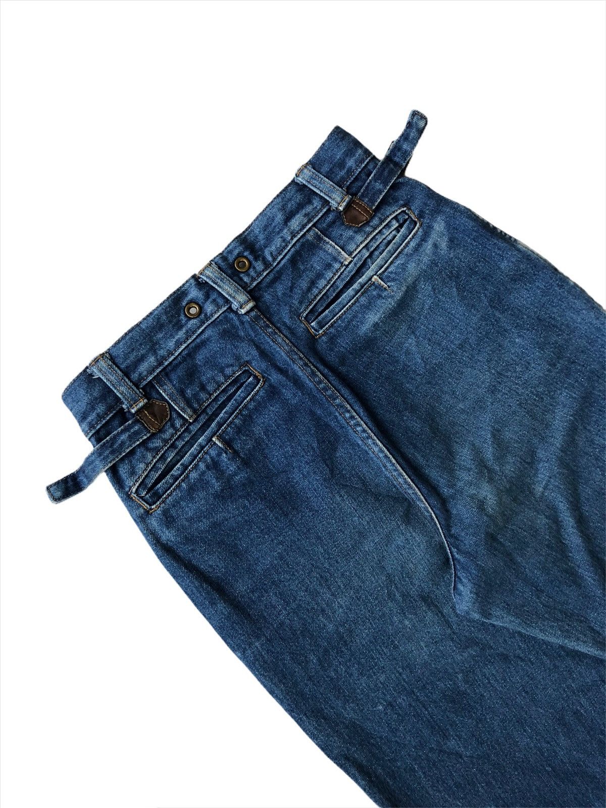 Boneville 80s CP Company Boneville 🇮🇹 Leather Hybrid 🎈Denim Size US 26 / EU 42 - 6 Thumbnail