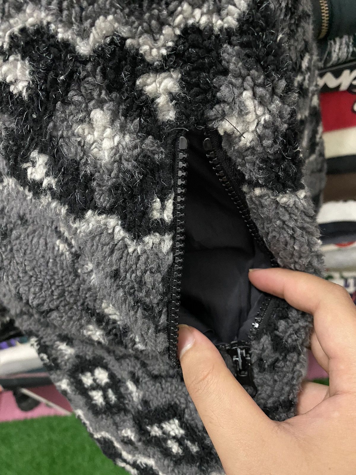 Japanese Brand × Robinson Les Bains Robinson printed fleece sweater Size US L / EU 52-54 / 3 - 6 Thumbnail