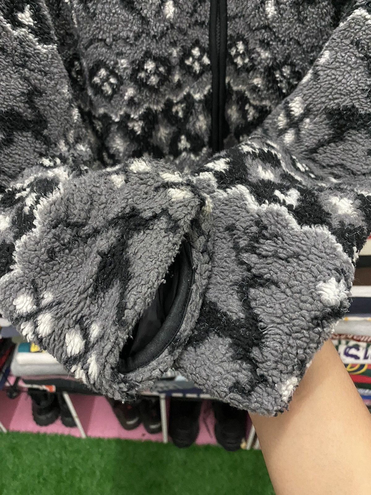 Japanese Brand × Robinson Les Bains Robinson printed fleece sweater Size US L / EU 52-54 / 3 - 7 Thumbnail