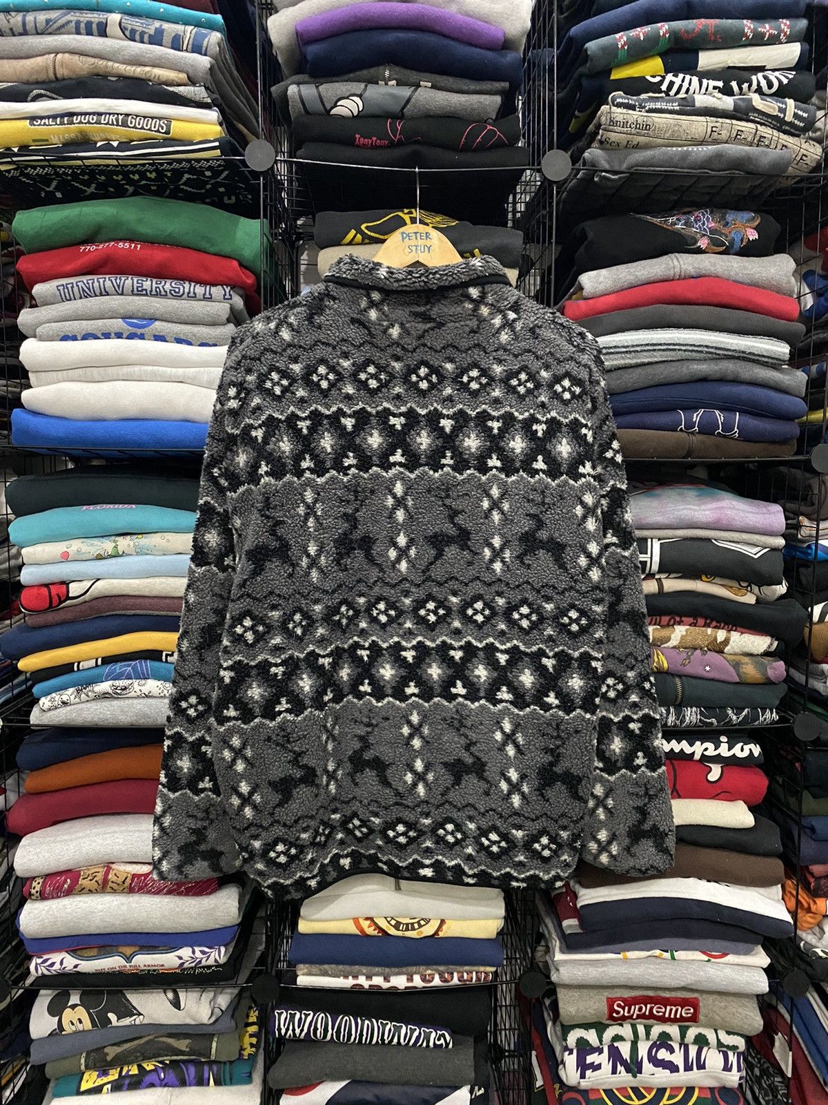 Japanese Brand × Robinson Les Bains Robinson printed fleece sweater Size US L / EU 52-54 / 3 - 2 Thumbnail